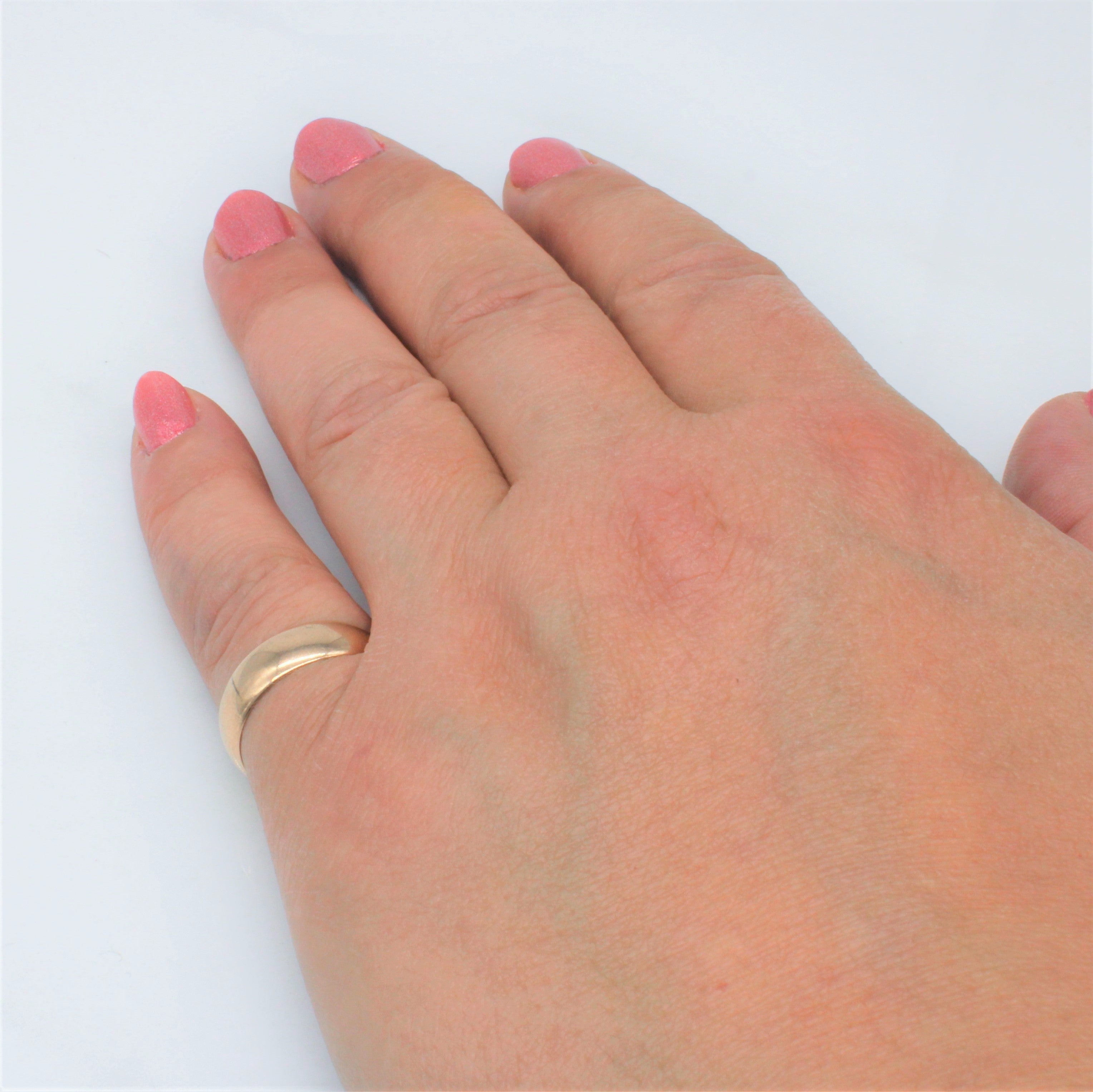 Early 1900s Plain Gold Band | SZ 7.5 |