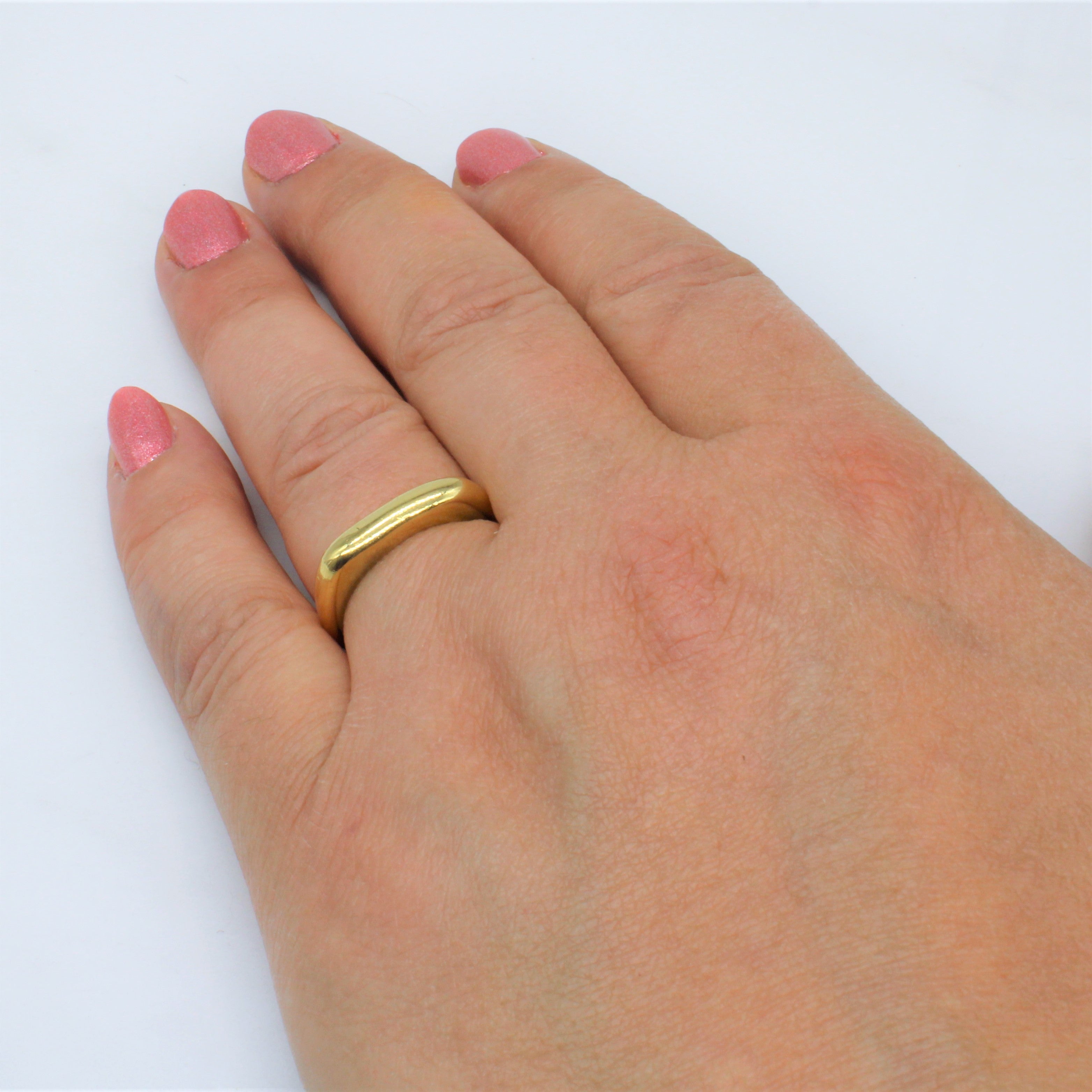 Yellow Gold Bar Band | SZ 7.5 |
