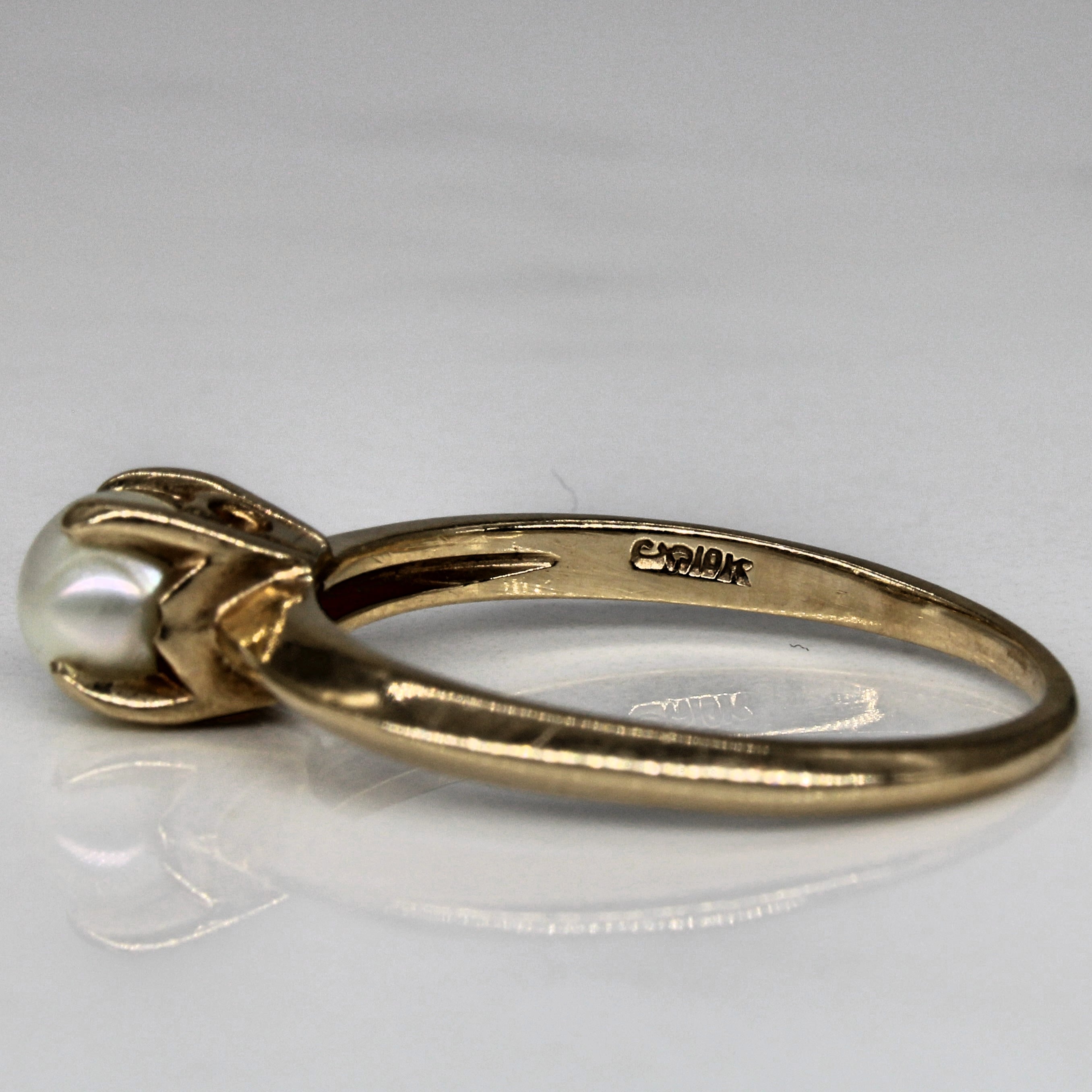 High Set Pearl Ring | SZ 7.75 |