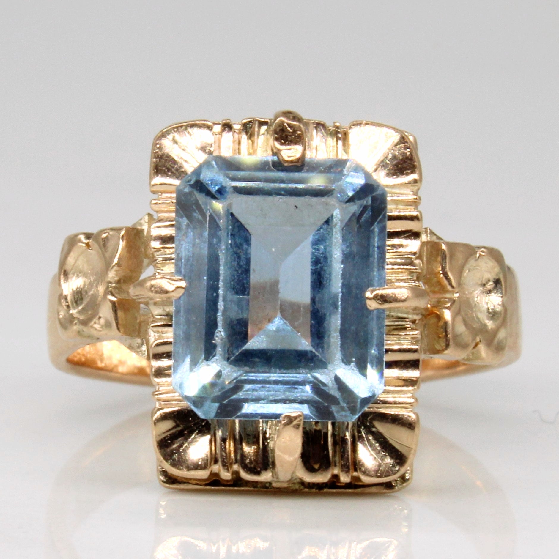 Synthetic Spinel Cocktail Ring | 3.50ct | SZ 7.75 |