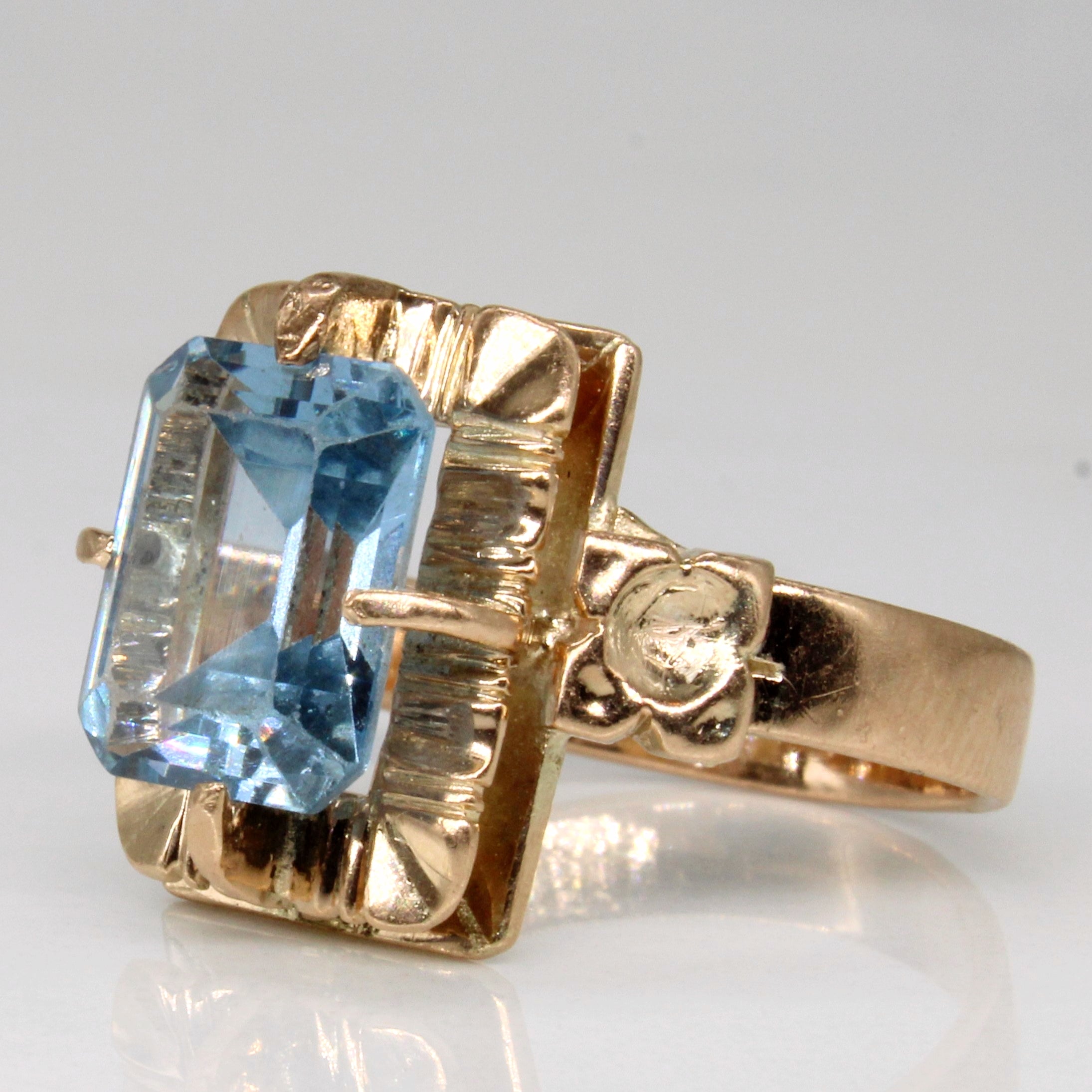 Synthetic Spinel Cocktail Ring | 3.50ct | SZ 7.75 |