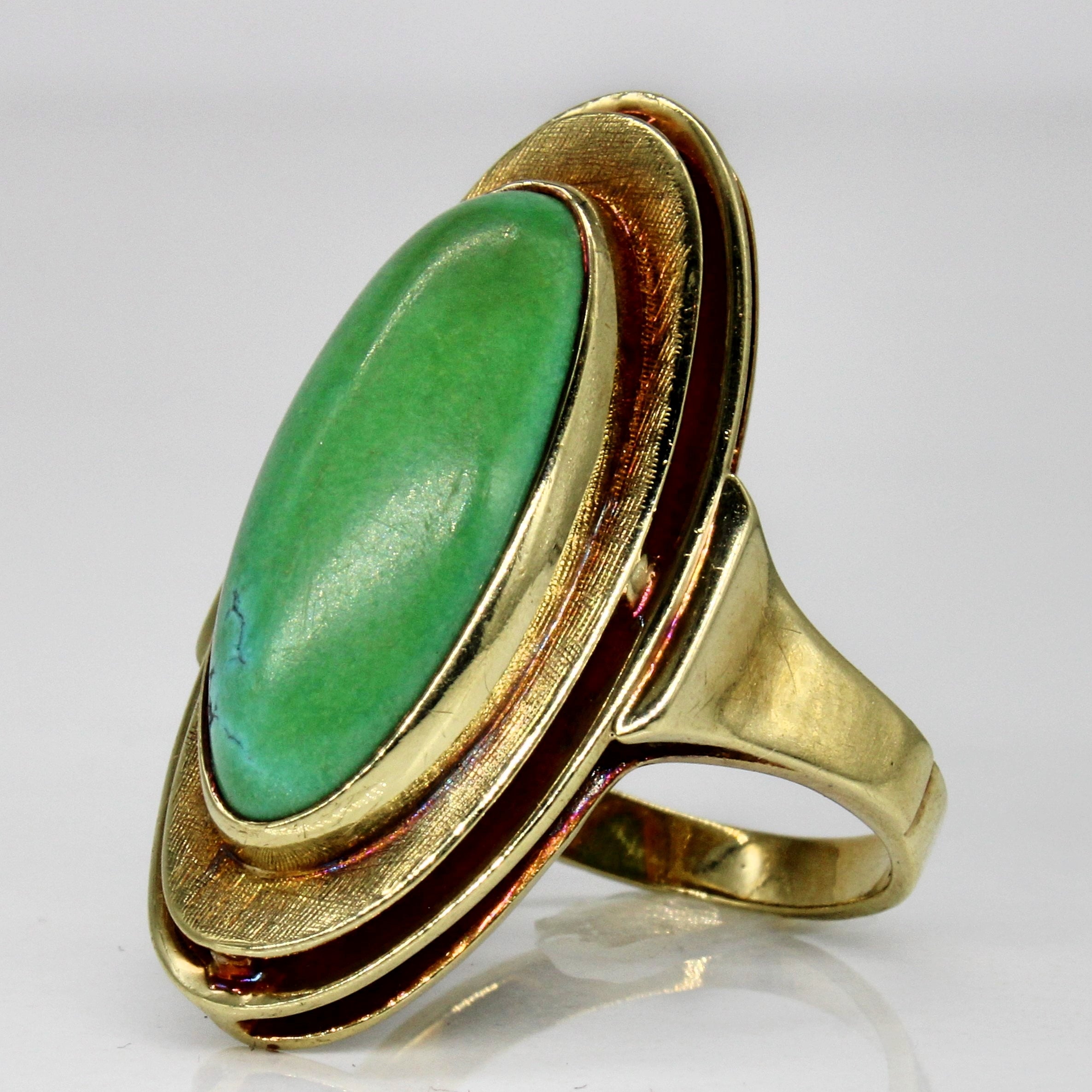 Turquoise Cocktail Ring | 7.15ct | SZ 7.5 |