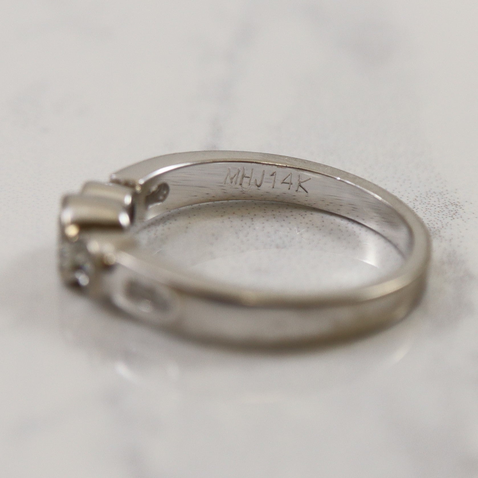 Bezel Set Diamond Ring | 0.50ctw | SZ 6 |
