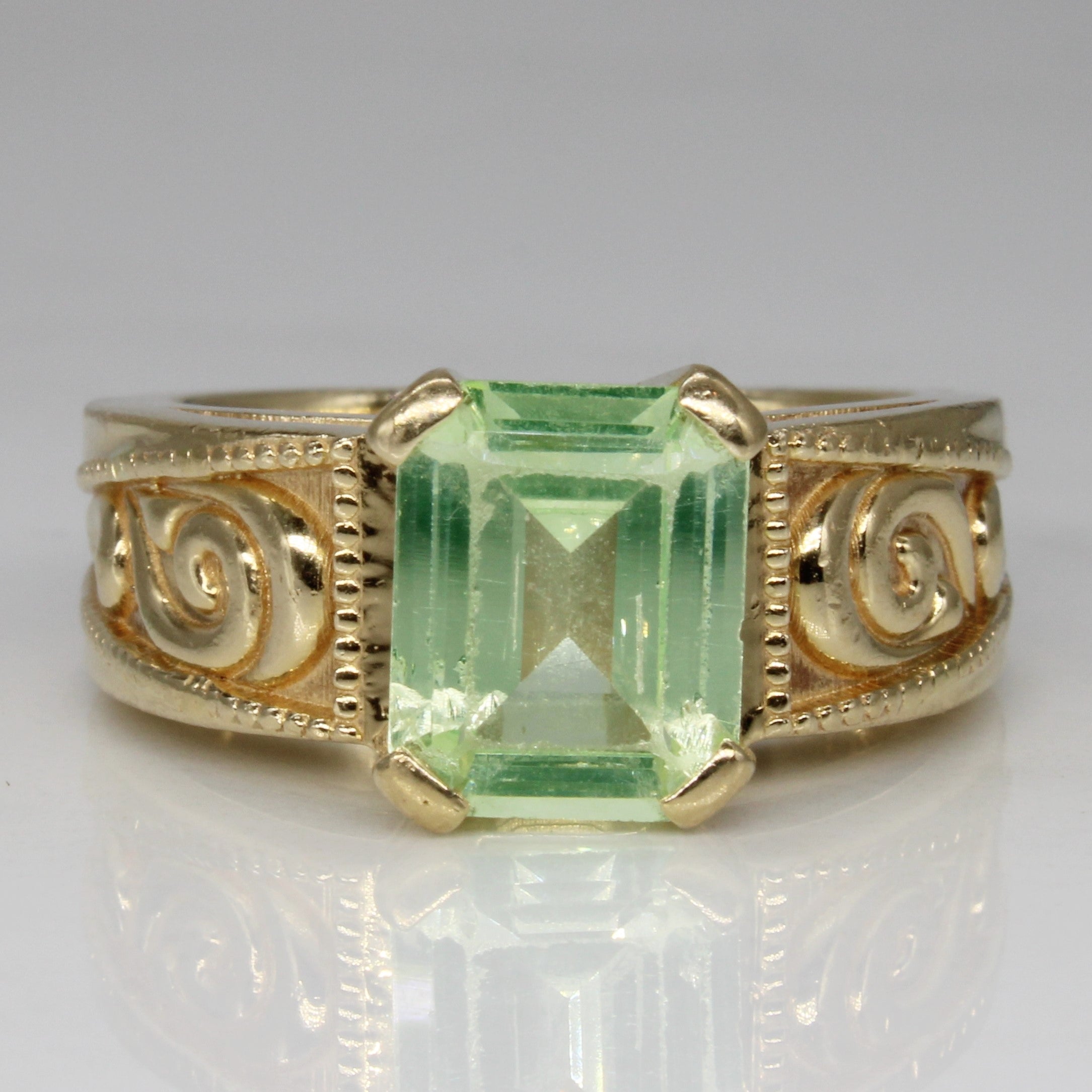 Synthetic Spinel Cocktail Ring | 3.45ct | SZ 8.50 |