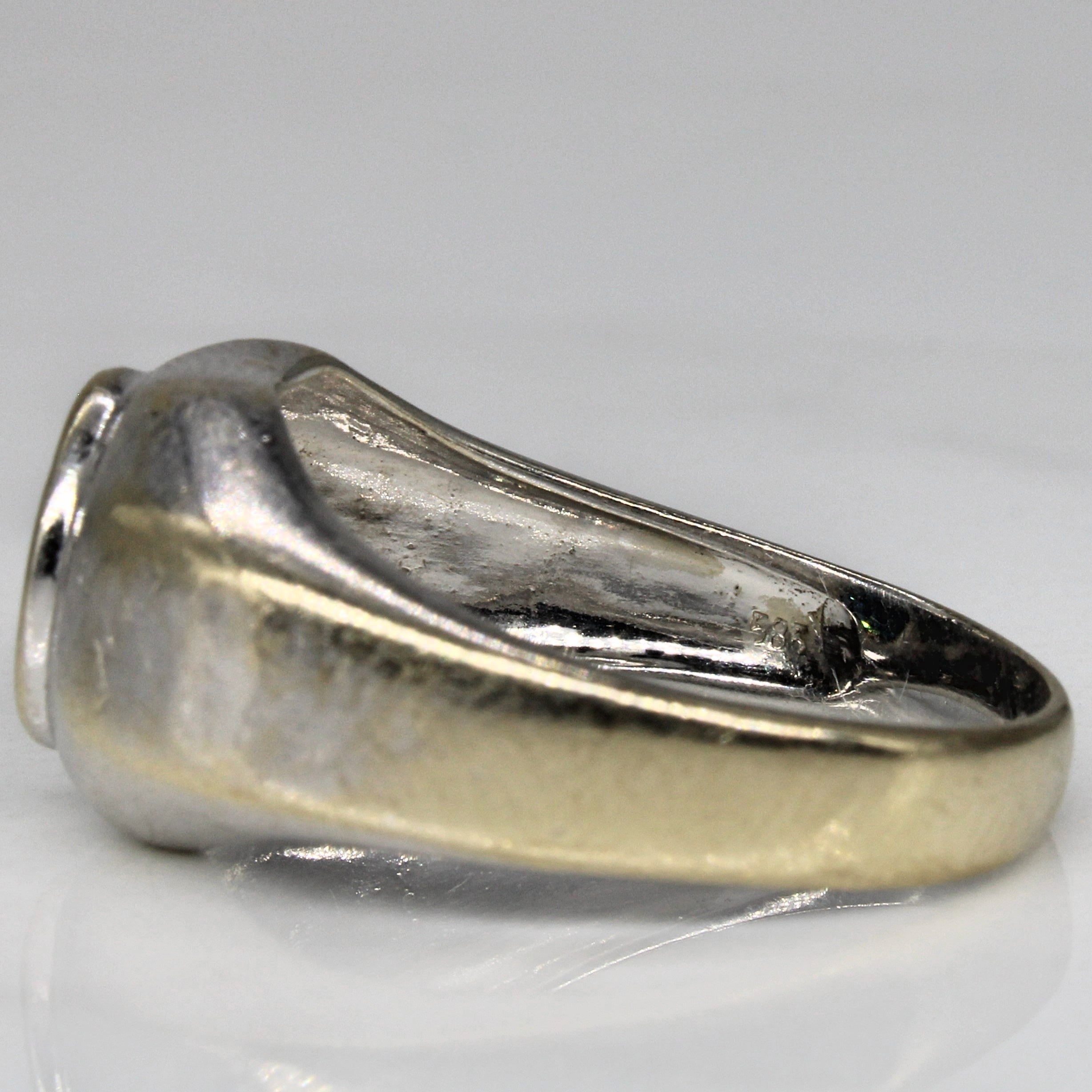 Bague saphir à bords plats et effilés | 2,38 ct | Taille 10,25 |