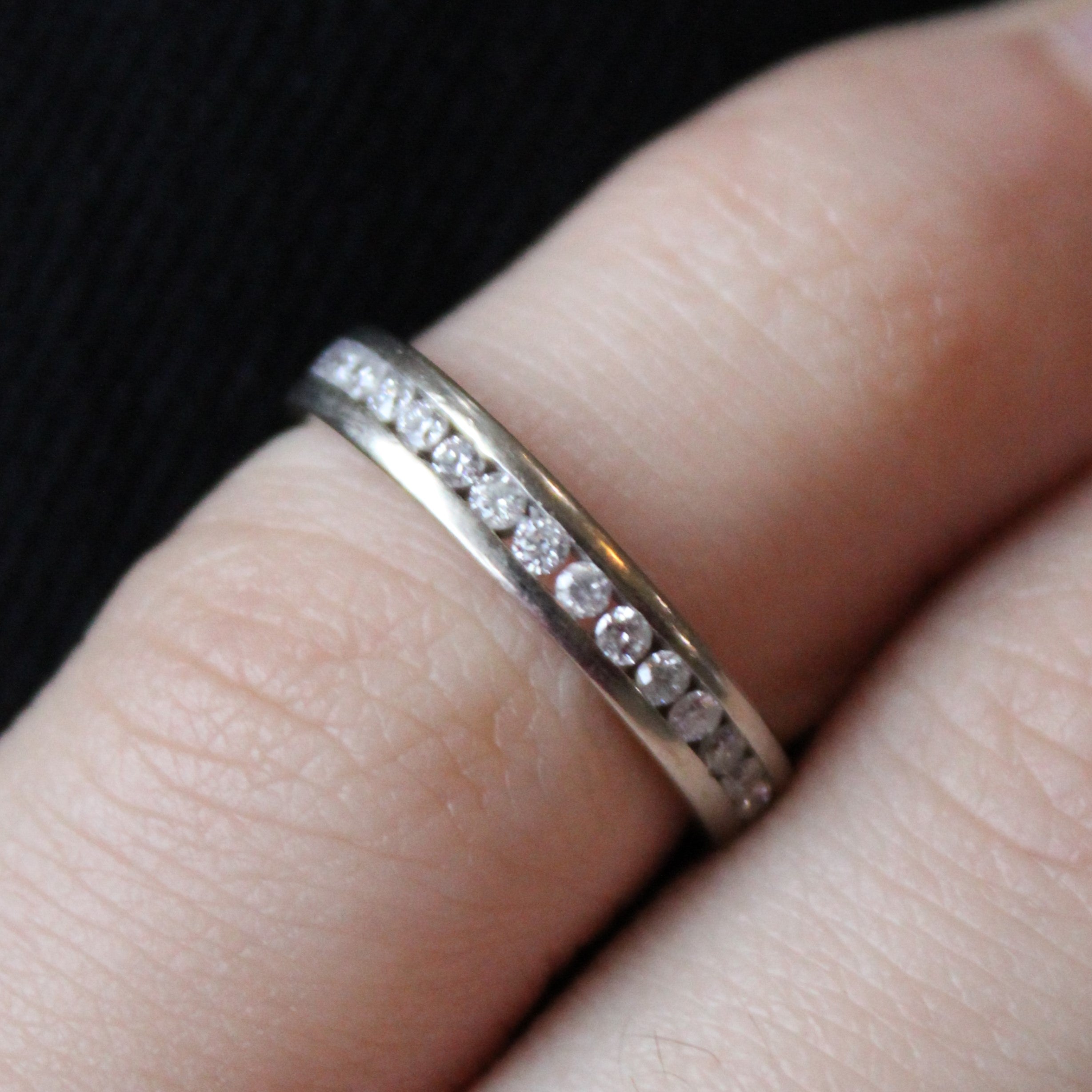 Channel Set Diamond Eternity Band | 0.40ctw | SZ 4.75 |