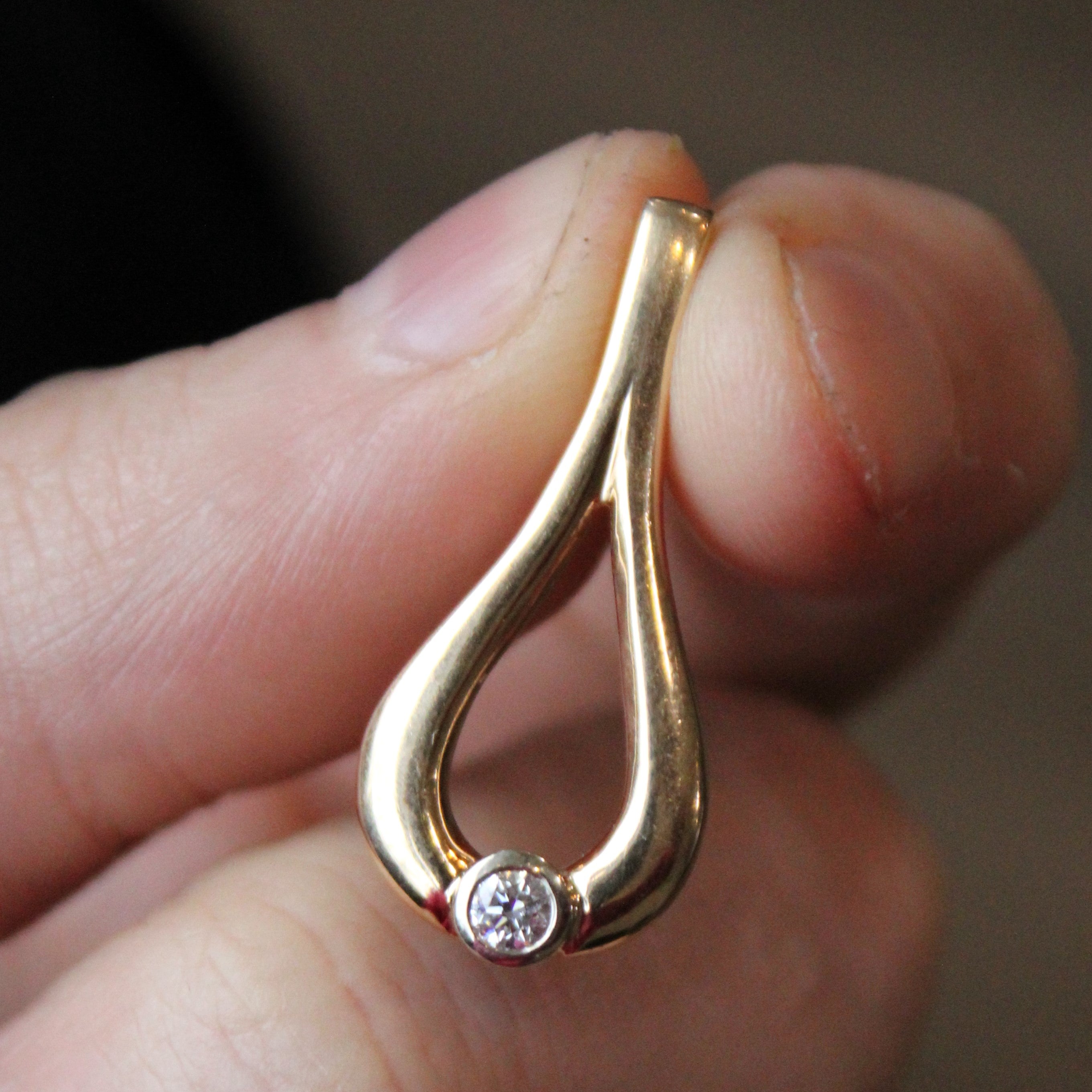 Diamond Drop Pendant | 0.15ct |