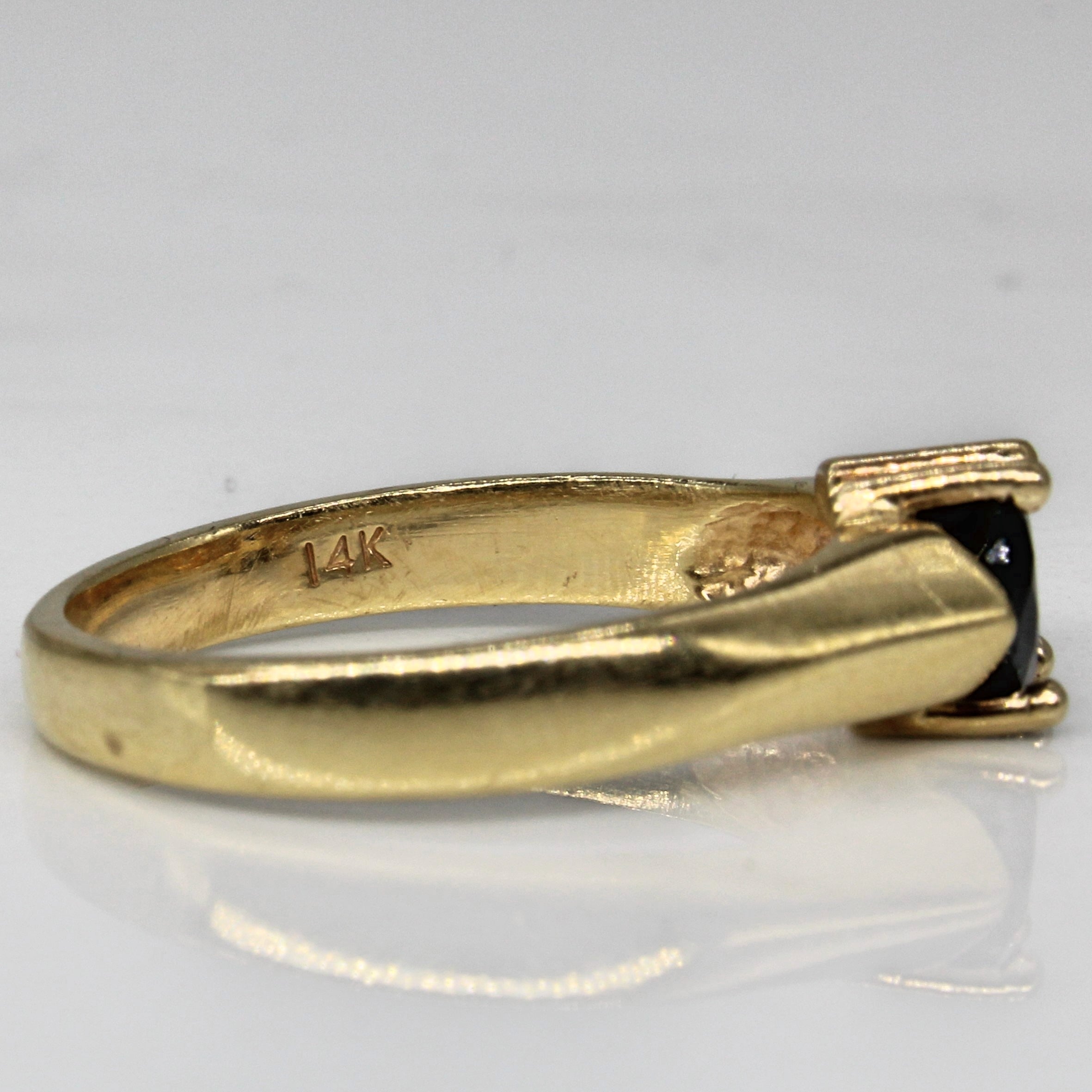 Synthetic Sapphire Ring | 0.90ct | SZ 7.75 |