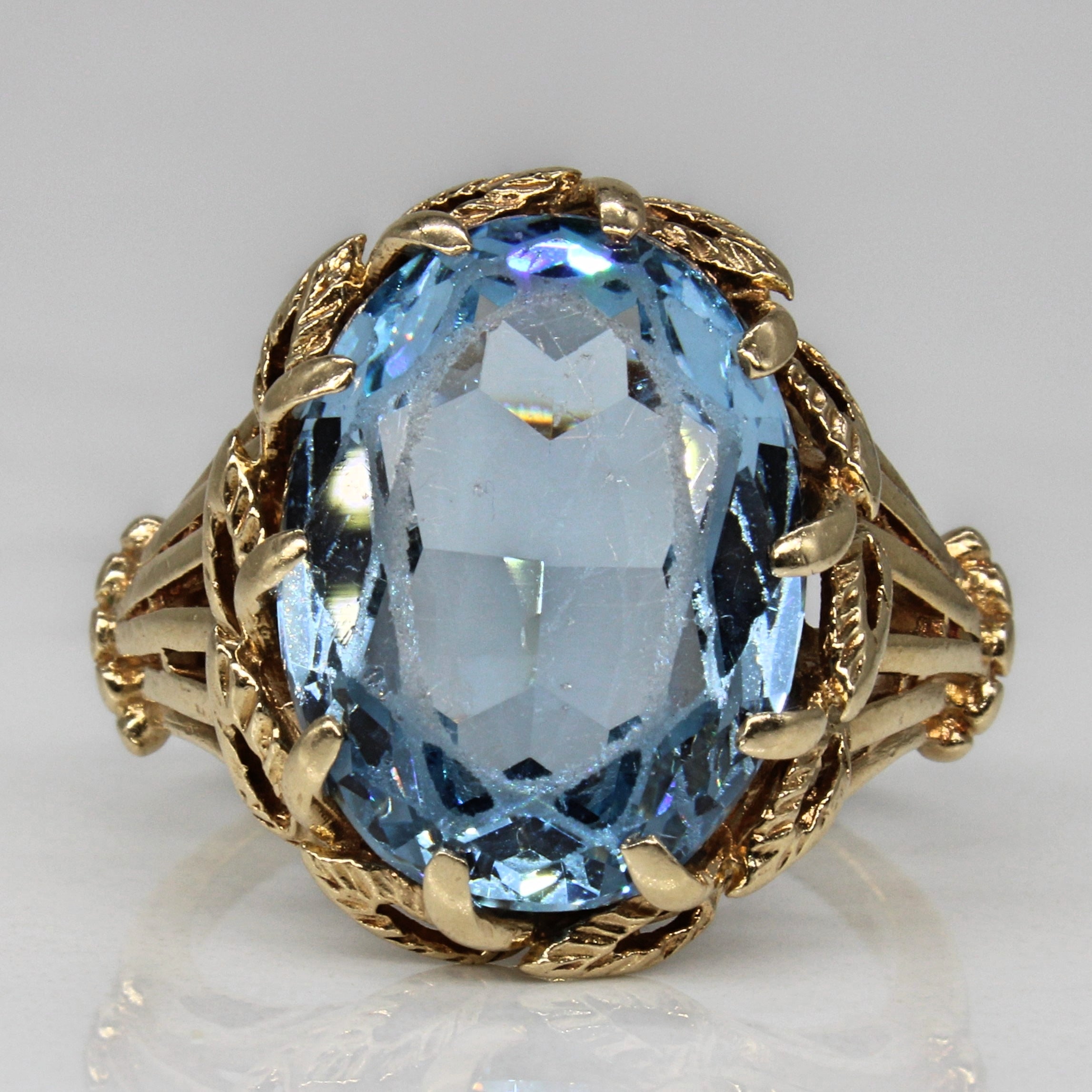 Synthetic Spinel Cocktail Ring | 7.00ct | SZ 7.5 |