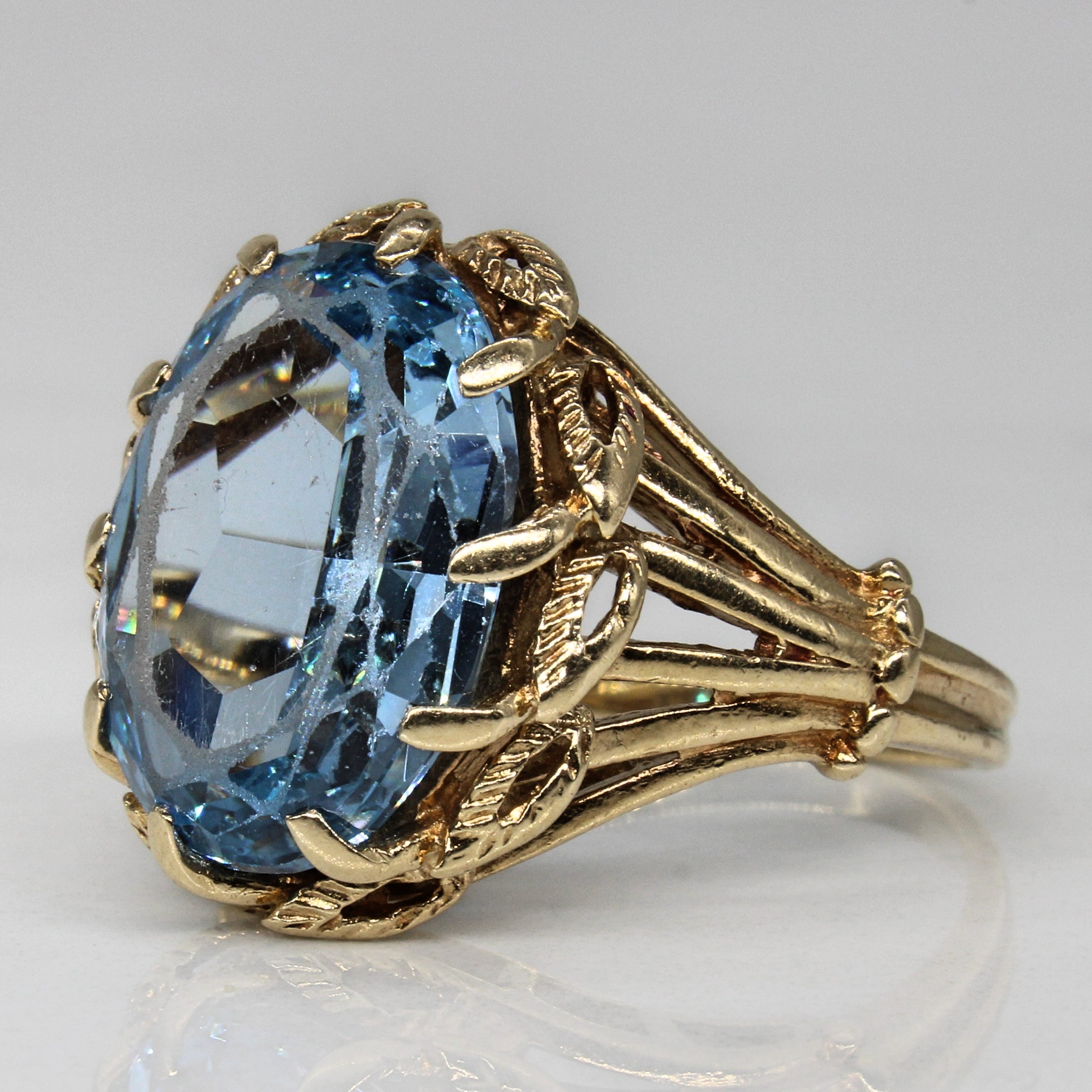 Synthetic Spinel Cocktail Ring | 7.00ct | SZ 7.5 |
