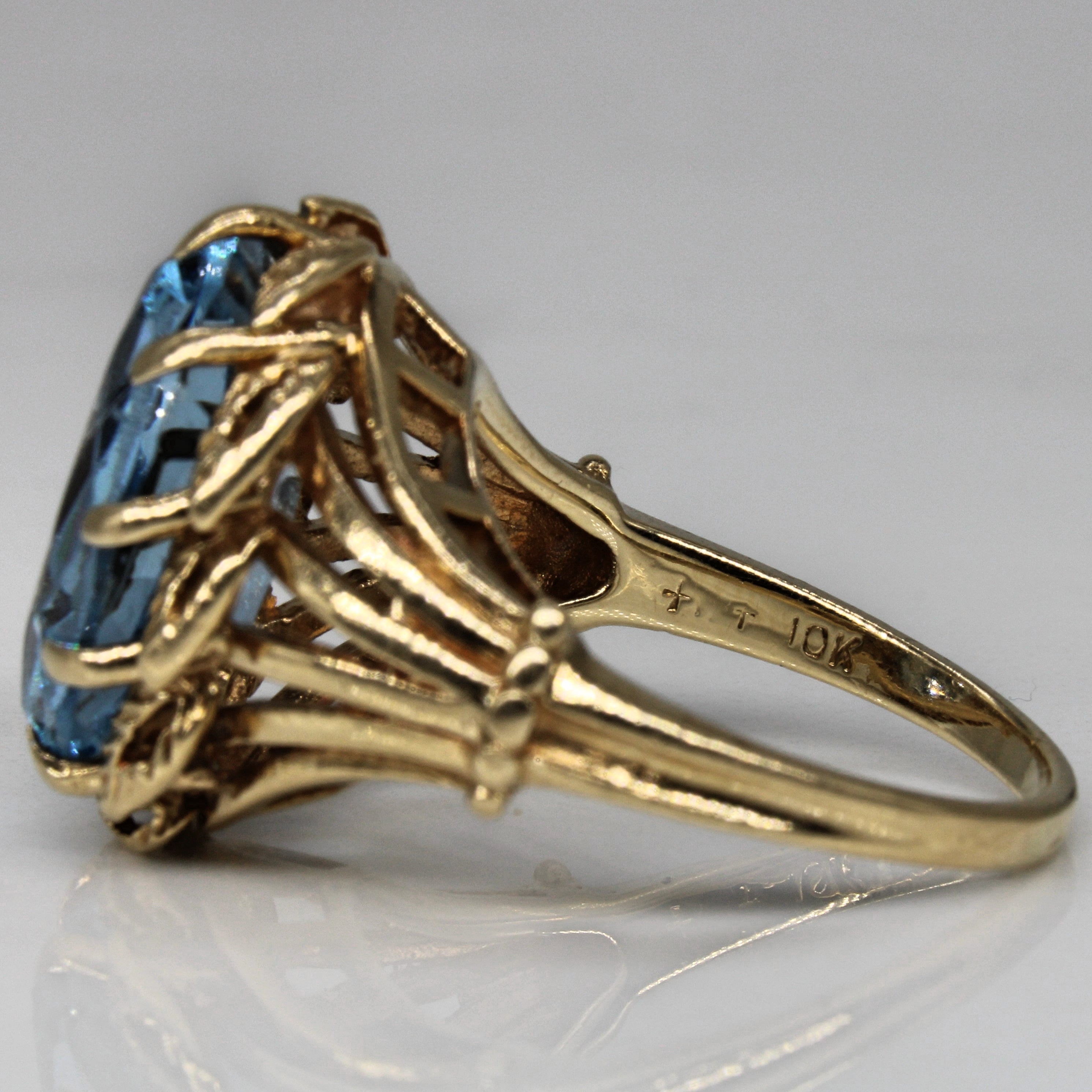 Synthetic Spinel Cocktail Ring | 7.00ct | SZ 7.5 |