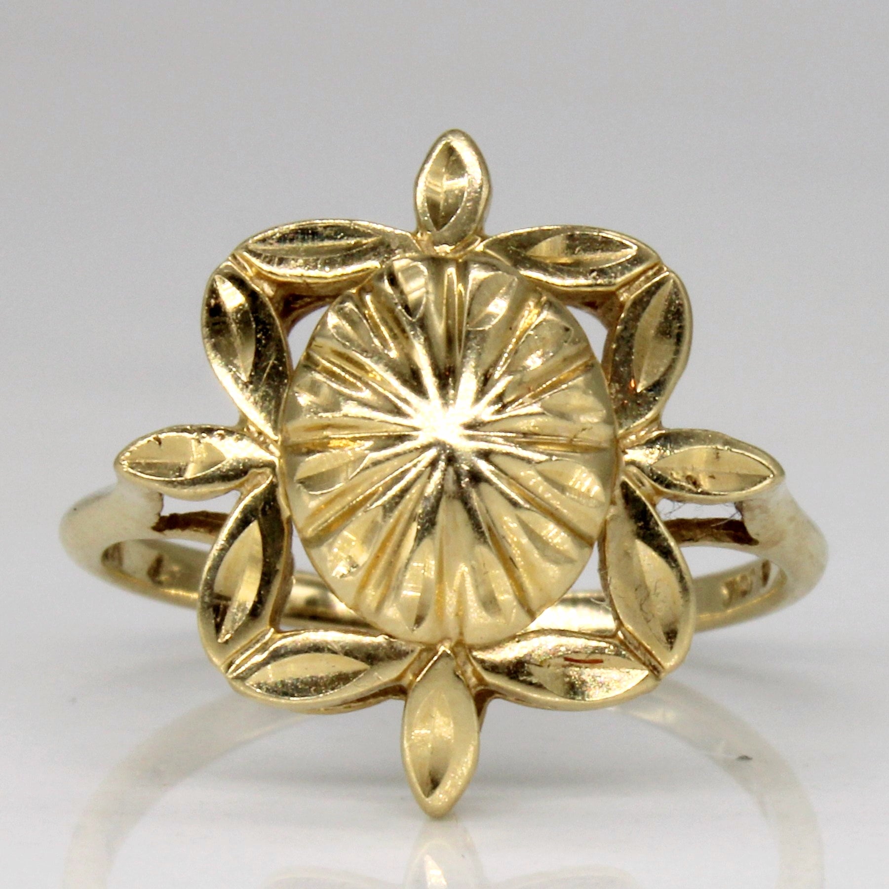 14k Yellow Gold Cocktail Ring | SZ 7.25 |