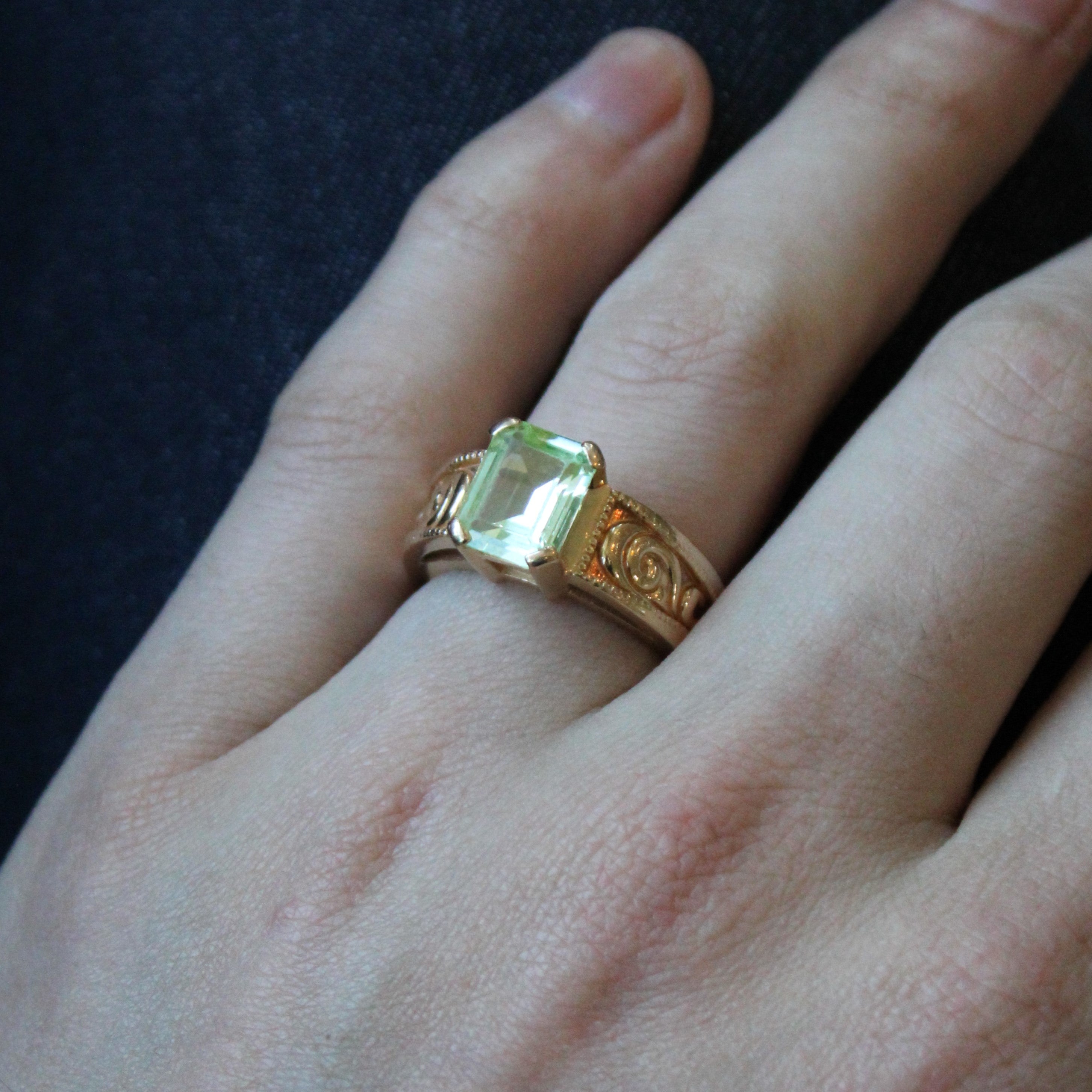Synthetic Spinel Cocktail Ring | 3.45ct | SZ 8.50 |