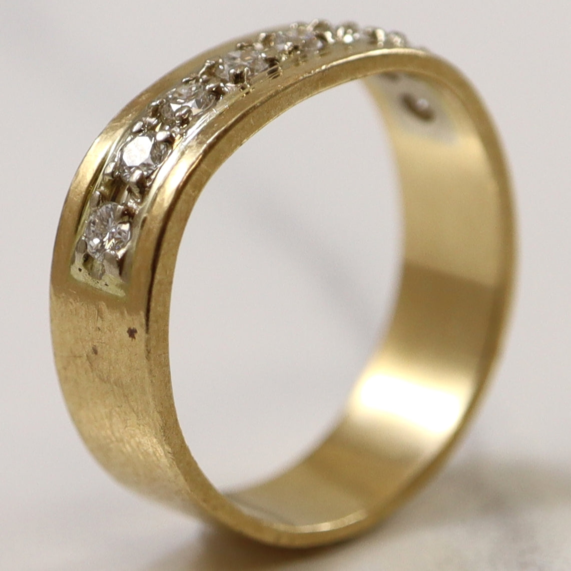 Semi Eternity Diamond Ring | 0.24ctw | SZ 4.5 |