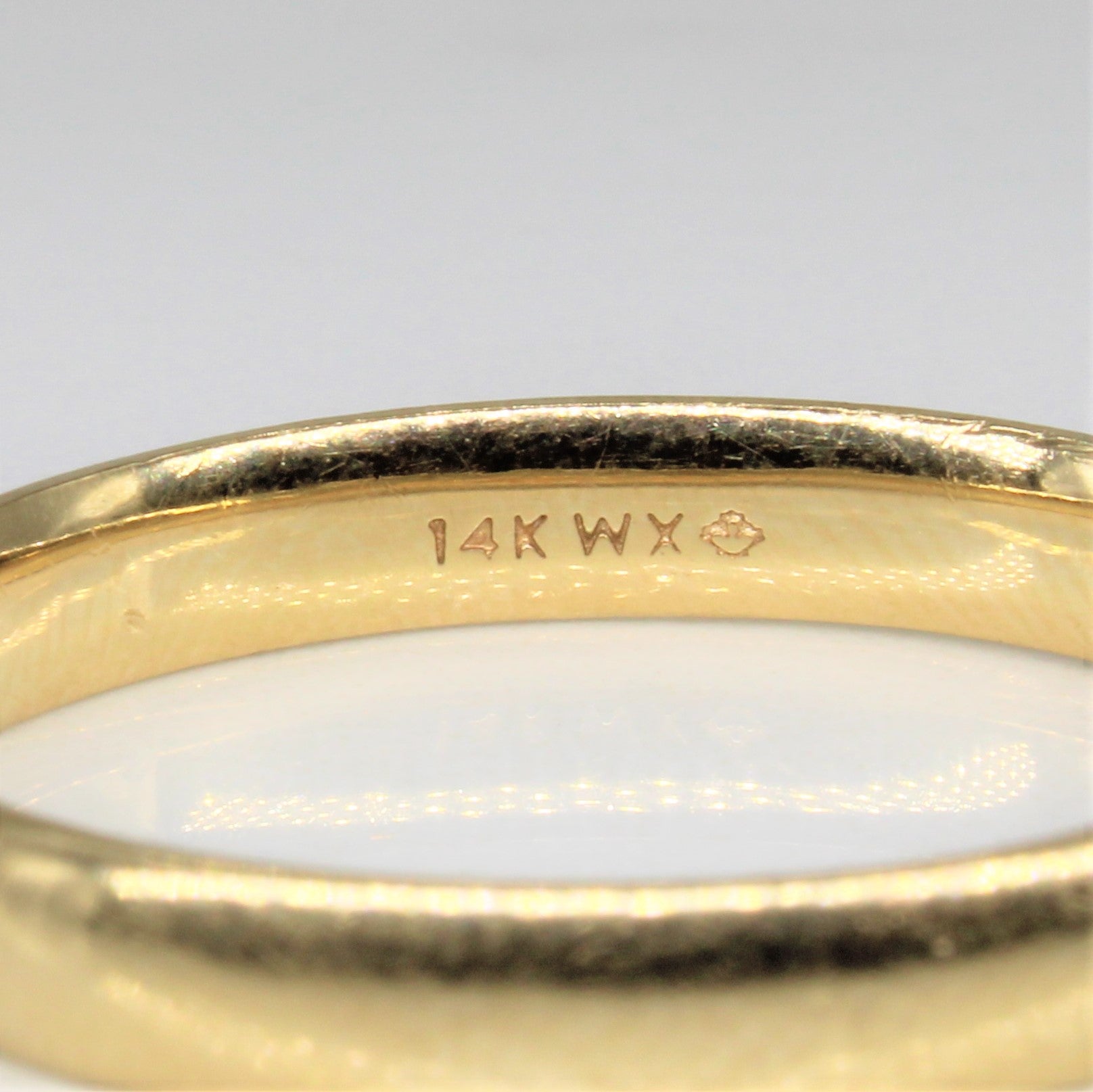 Yellow Gold Plain Band | SZ 13.25 |
