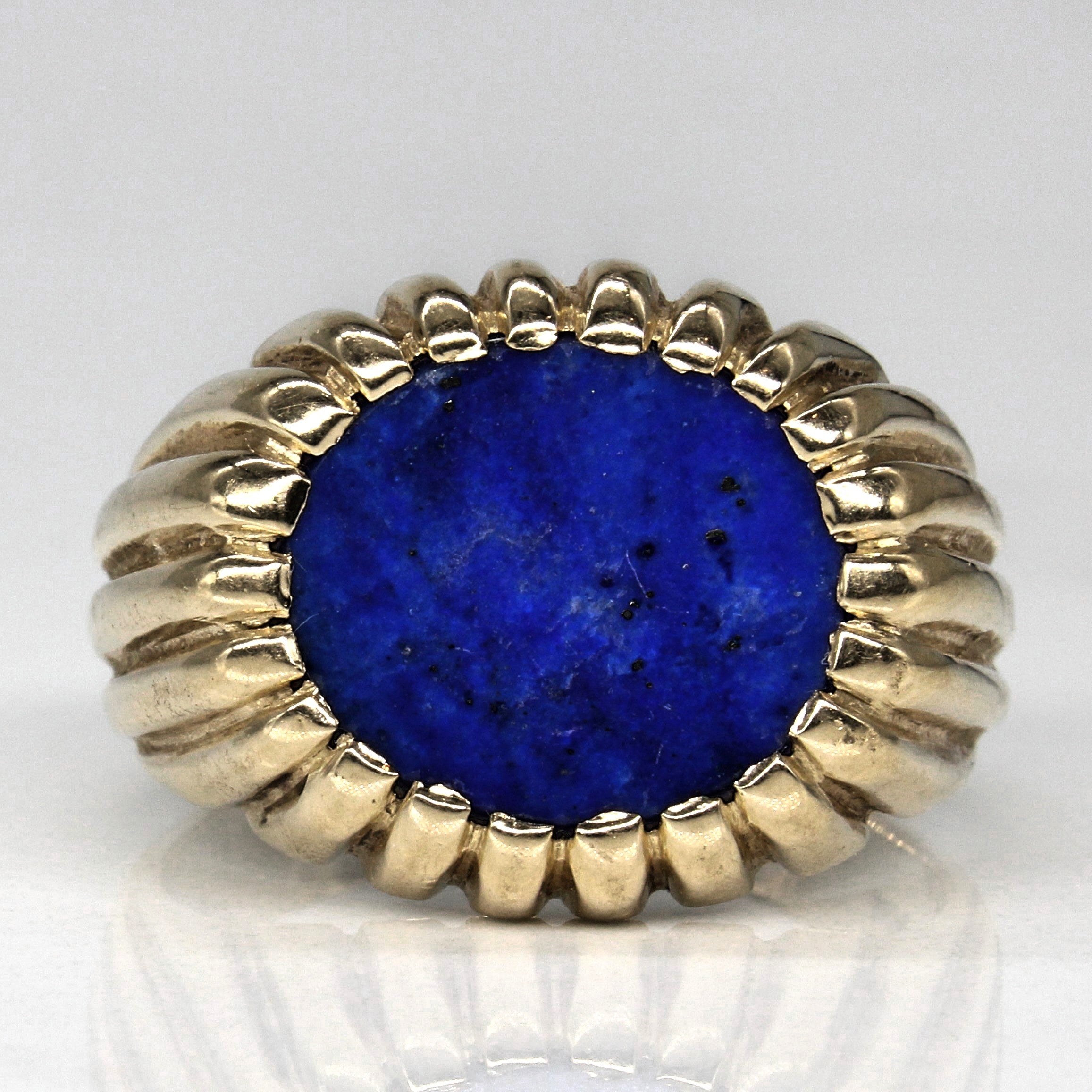 Bague Cabochon Lapis Lazuli | 2,30ct | Taille 10,5 |