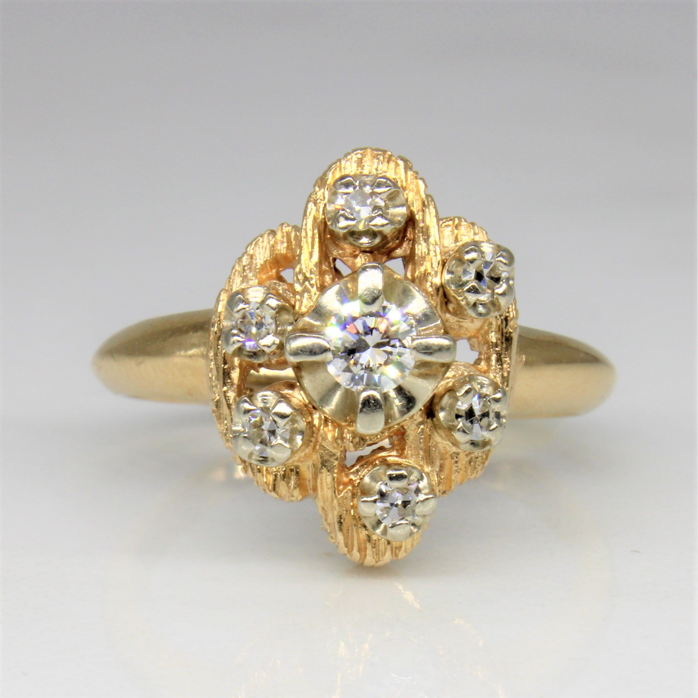 Diamond Illusion Cluster Ring | 0.19ctw | SZ 5.75 |