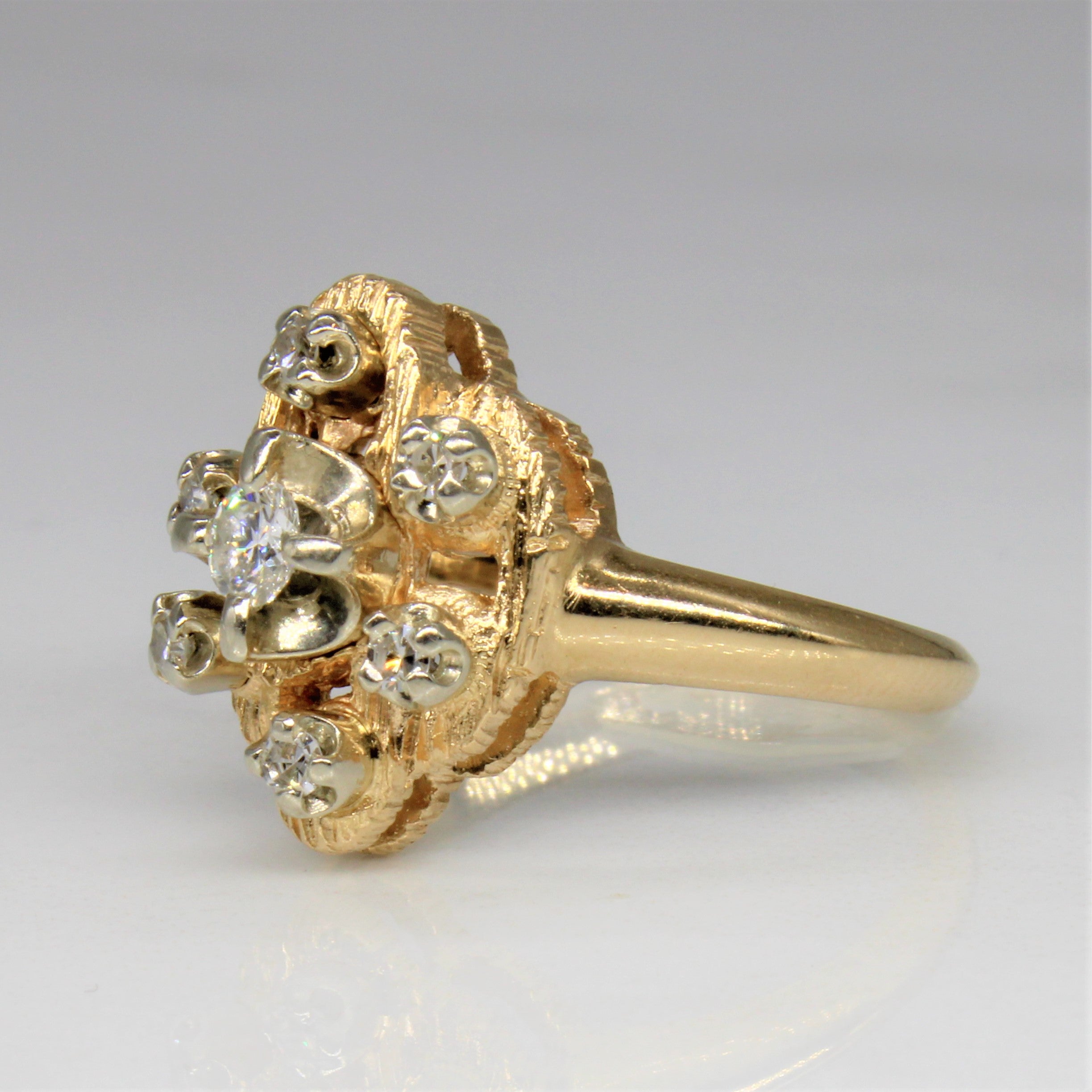 Diamond Illusion Cluster Ring | 0.19ctw | SZ 5.75 |