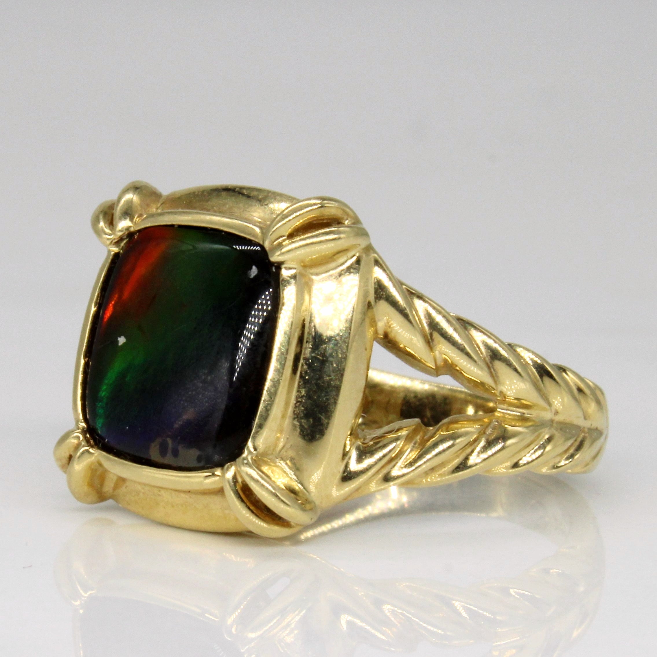 Ammolite Cocktail Ring | 1.94ct | SZ 7 |