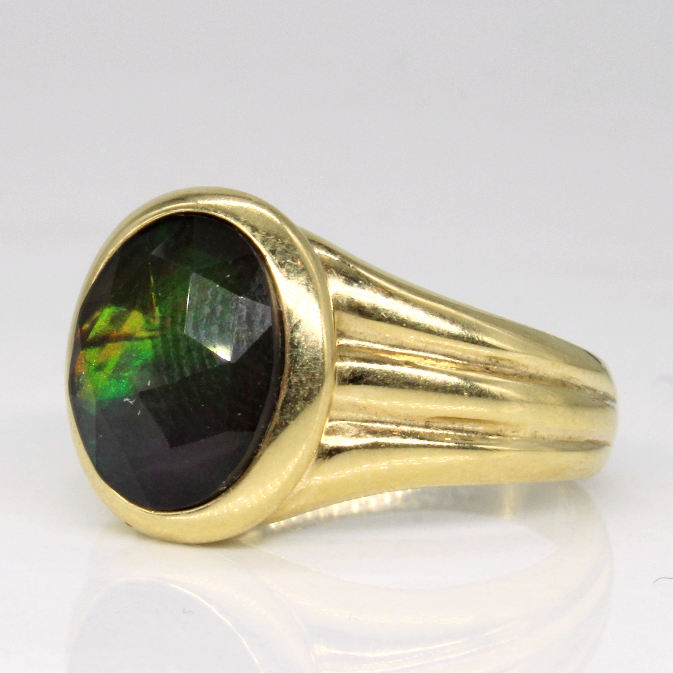Ammolite Cocktail Ring | 2.81ct | SZ 7 |