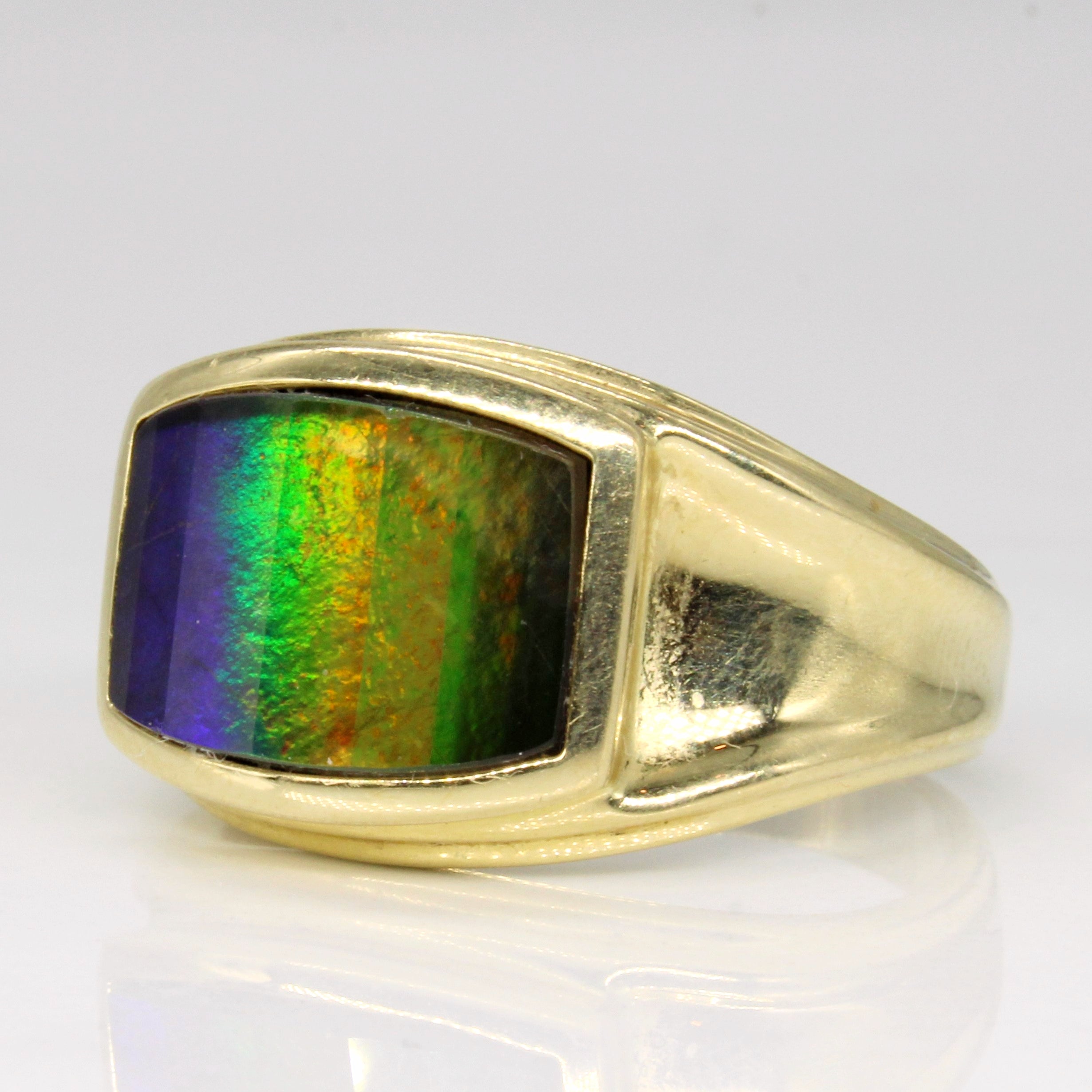 Ammolite Cocktail Ring | 2.50ct | SZ 10.75 |