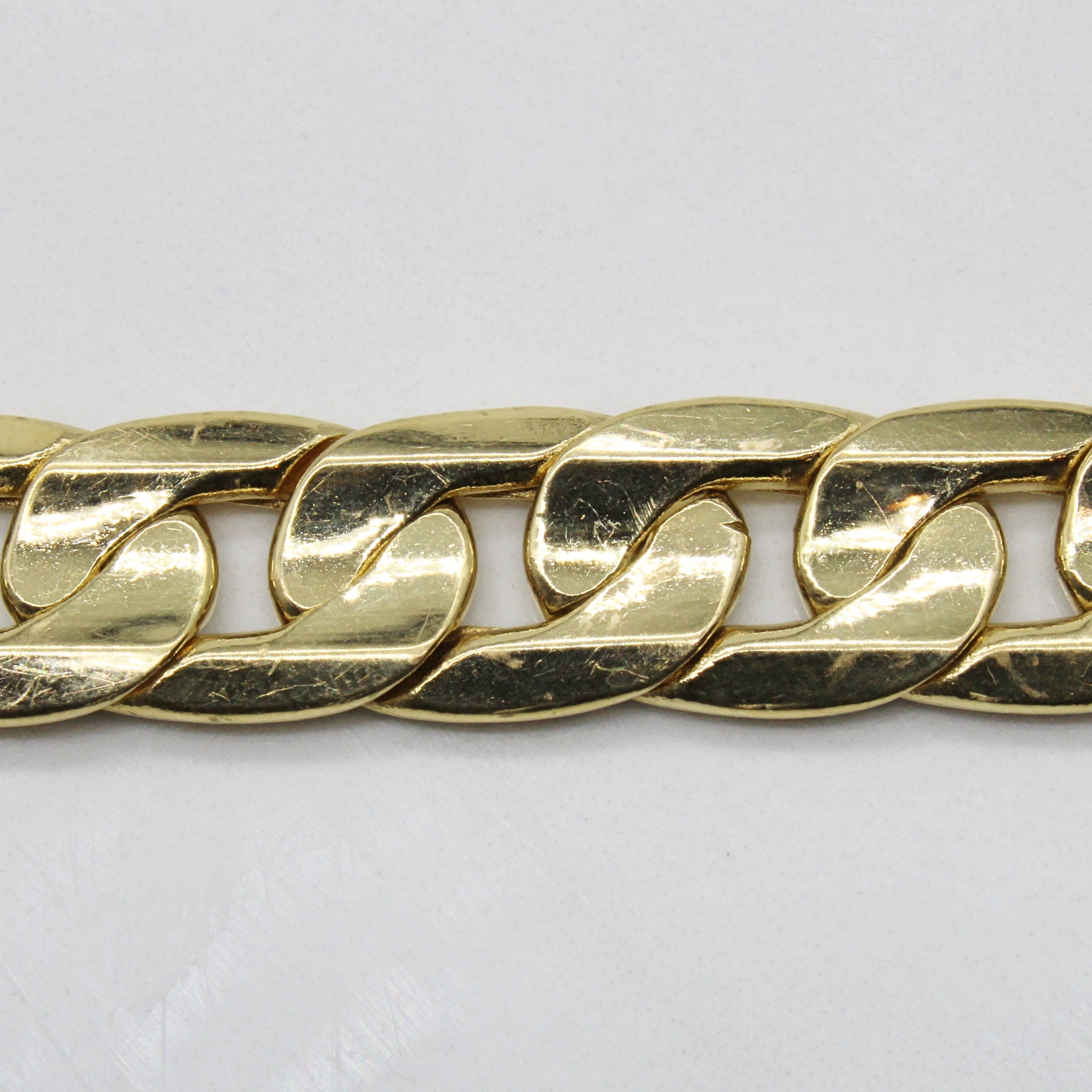 Bracelet à maillons gourmette en saphir | 0,50 ct | 8,5 po |