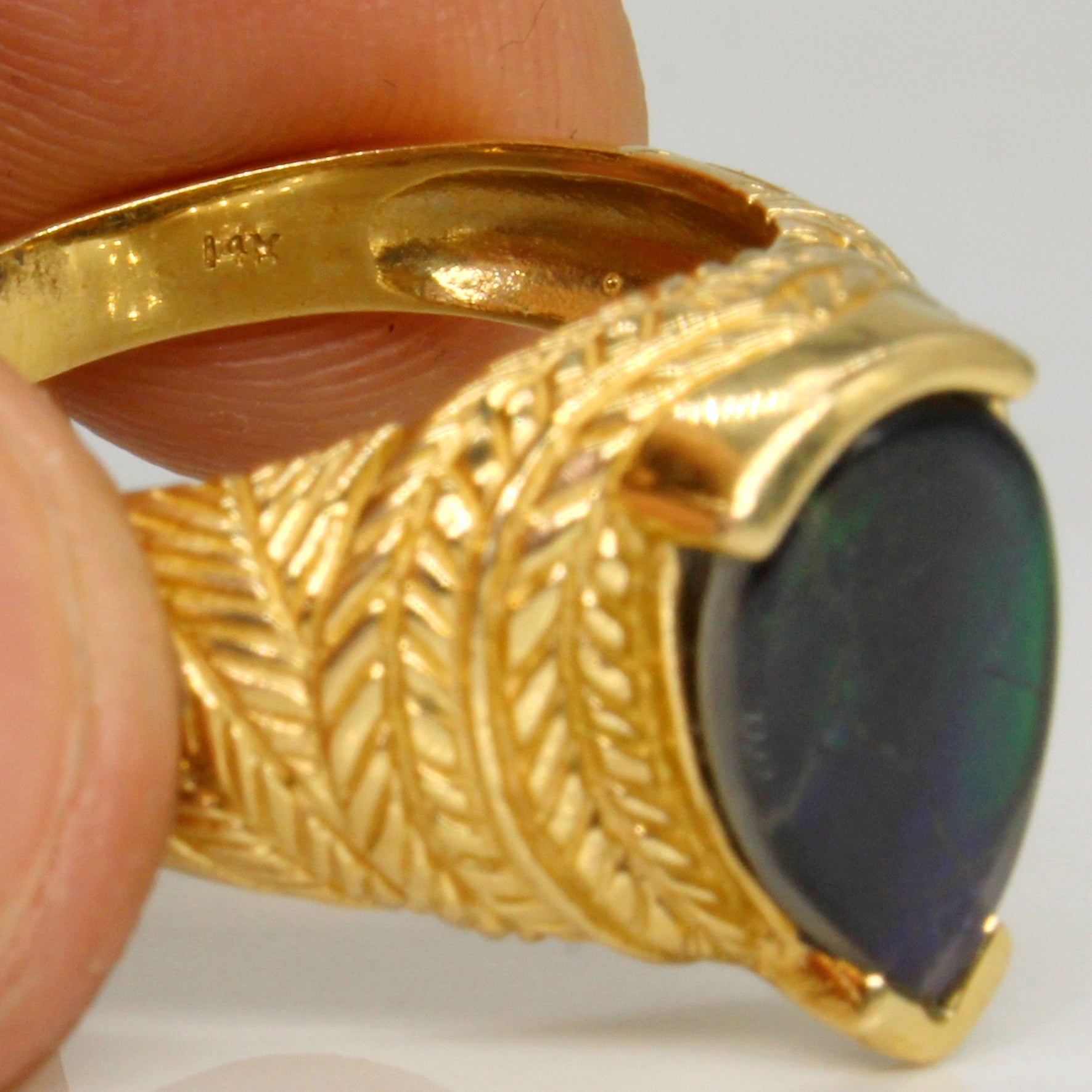 Ammolite Cocktail Ring | 1.46ct | SZ 6.5 |