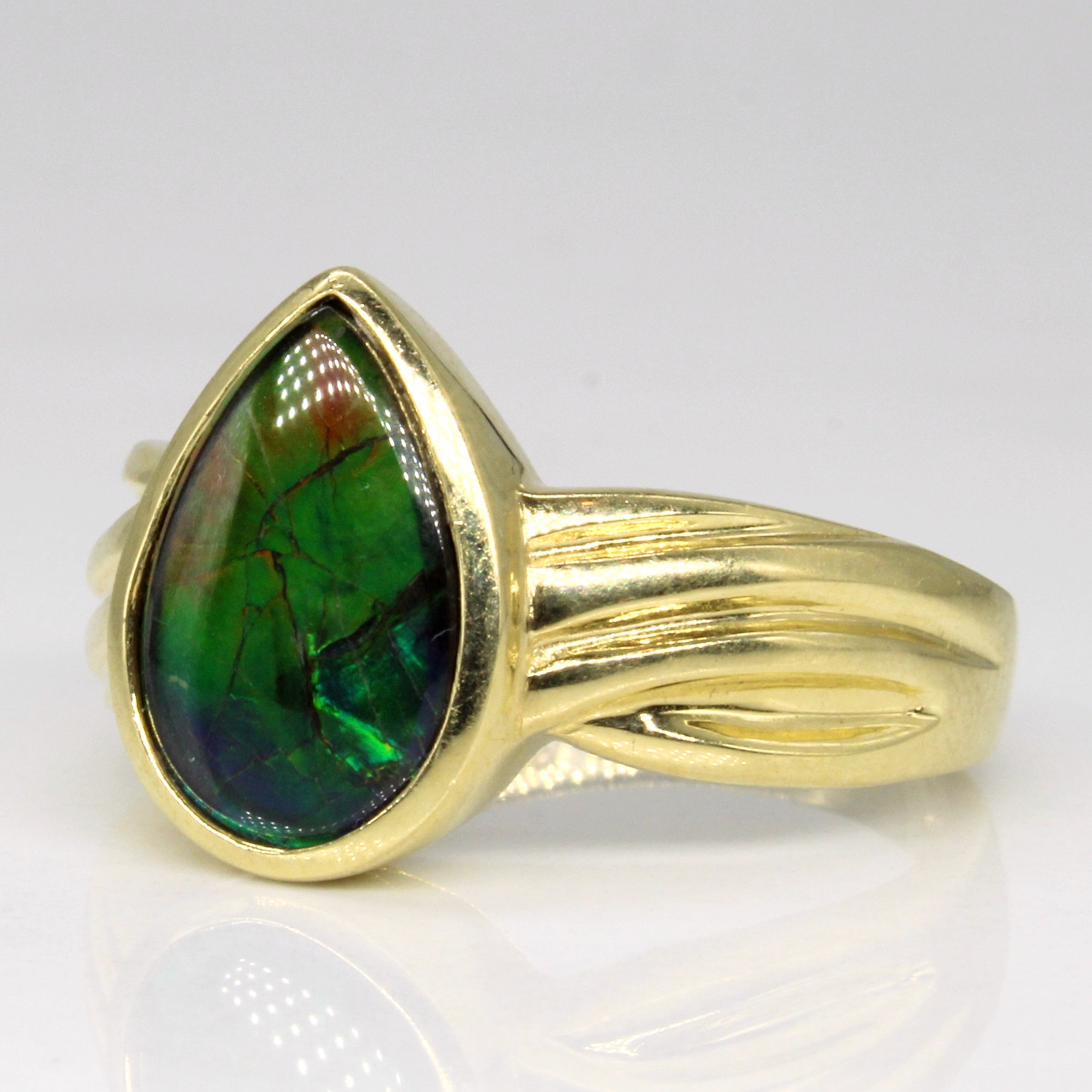 Ammolite Cocktail Ring | 1.40ct | SZ 8 |