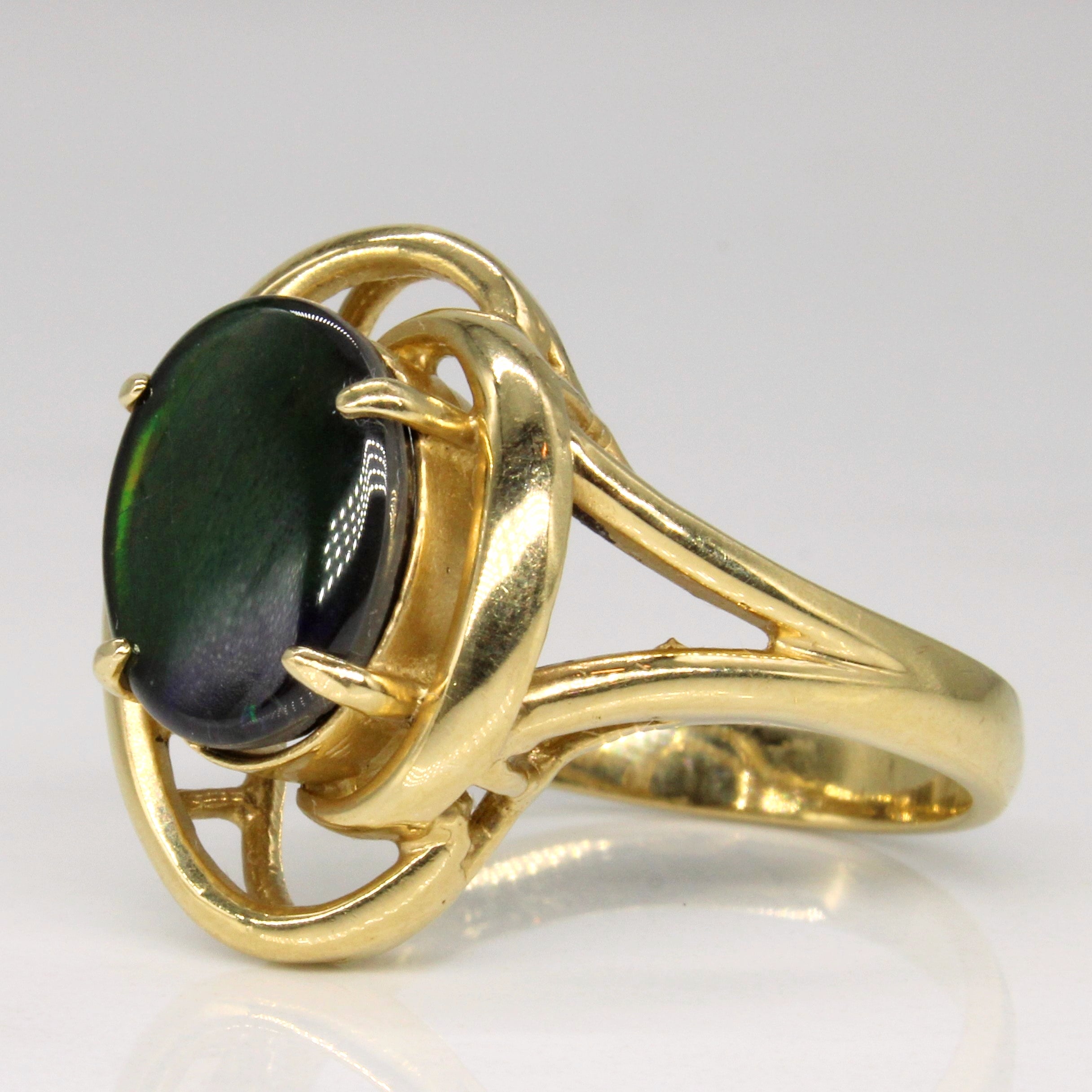 Ammolite Cocktail Ring | 1.80ct | SZ 7.5 |
