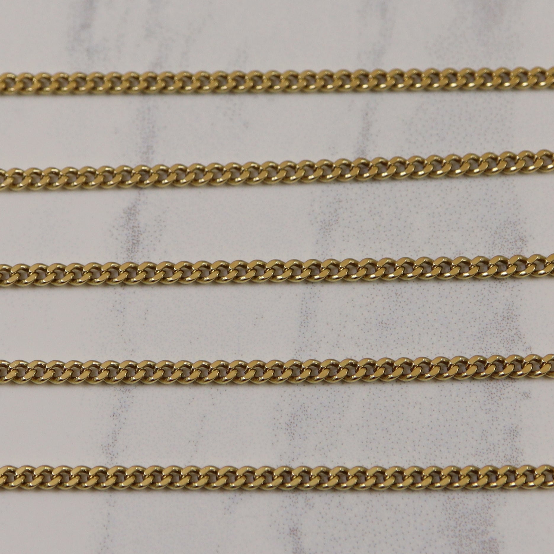 18k Yellow Gold Curb Chain | 26" |