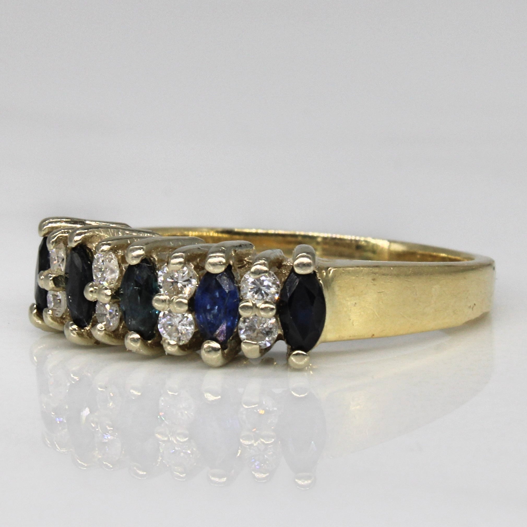 Sapphire & Diamond Ring | 0.42ctw, 0.12ctw | SZ 7.25 |