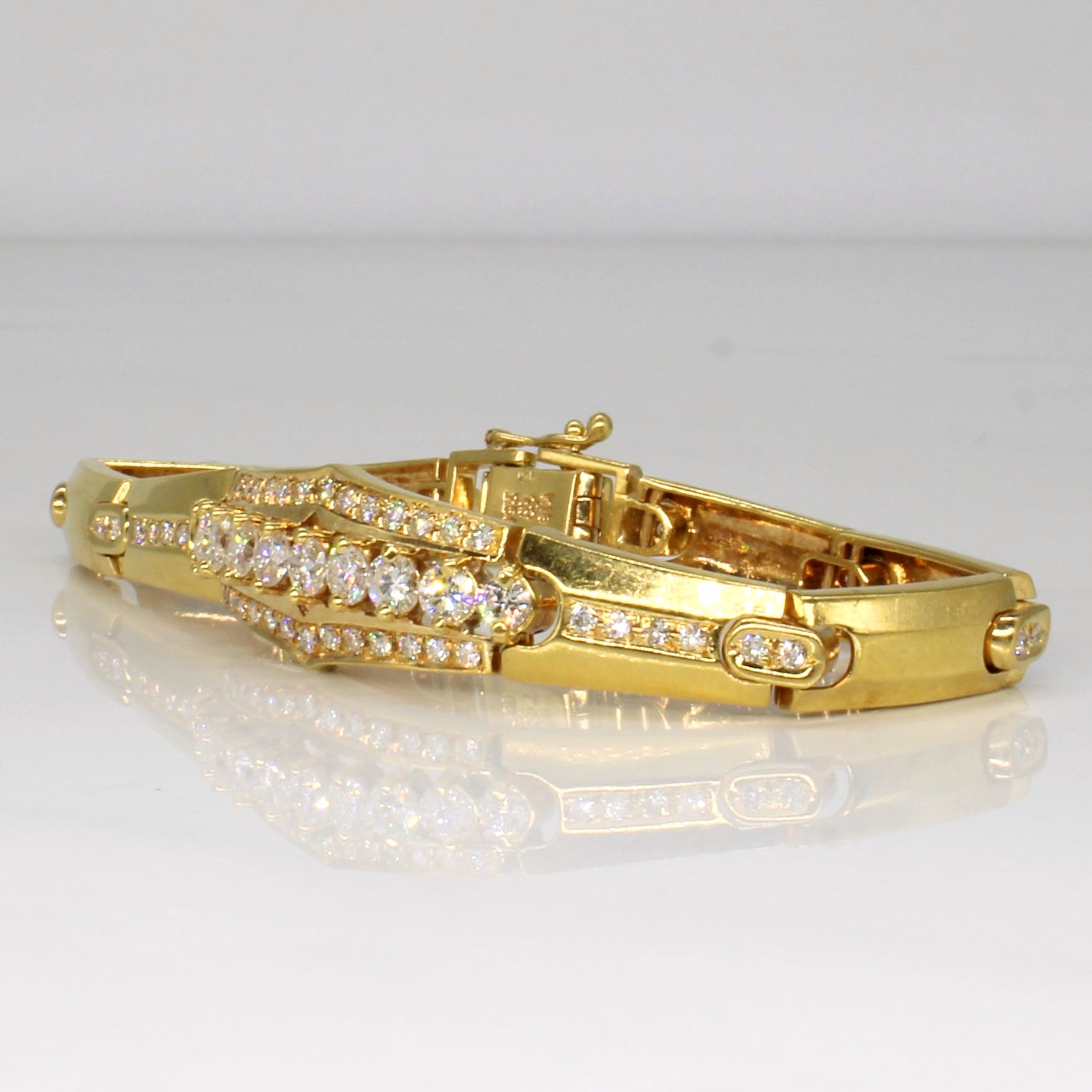 Bracelet cocktail en diamants | 1,73 ct | 17,8 cm |