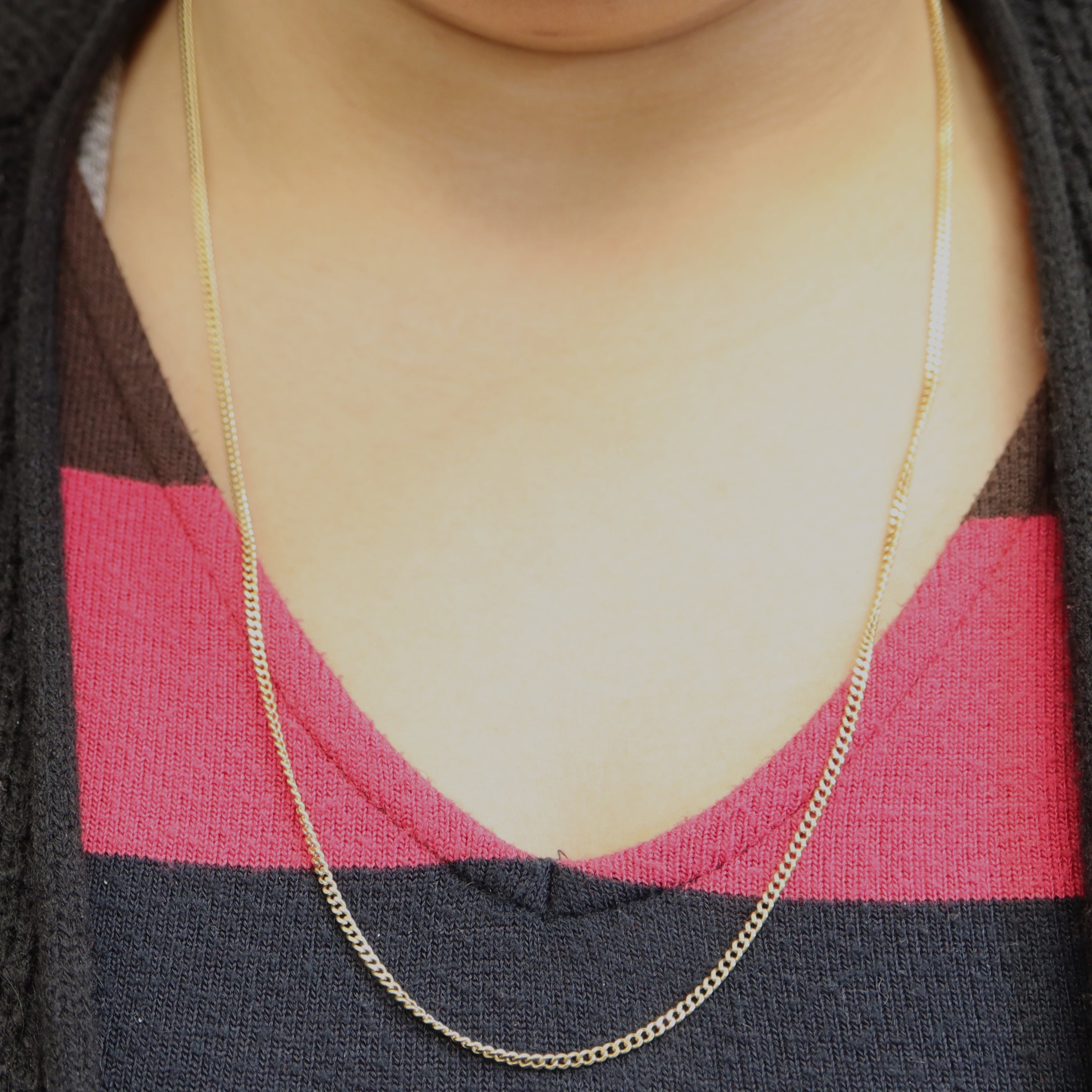 18k Yellow Gold Curb Chain | 26" |