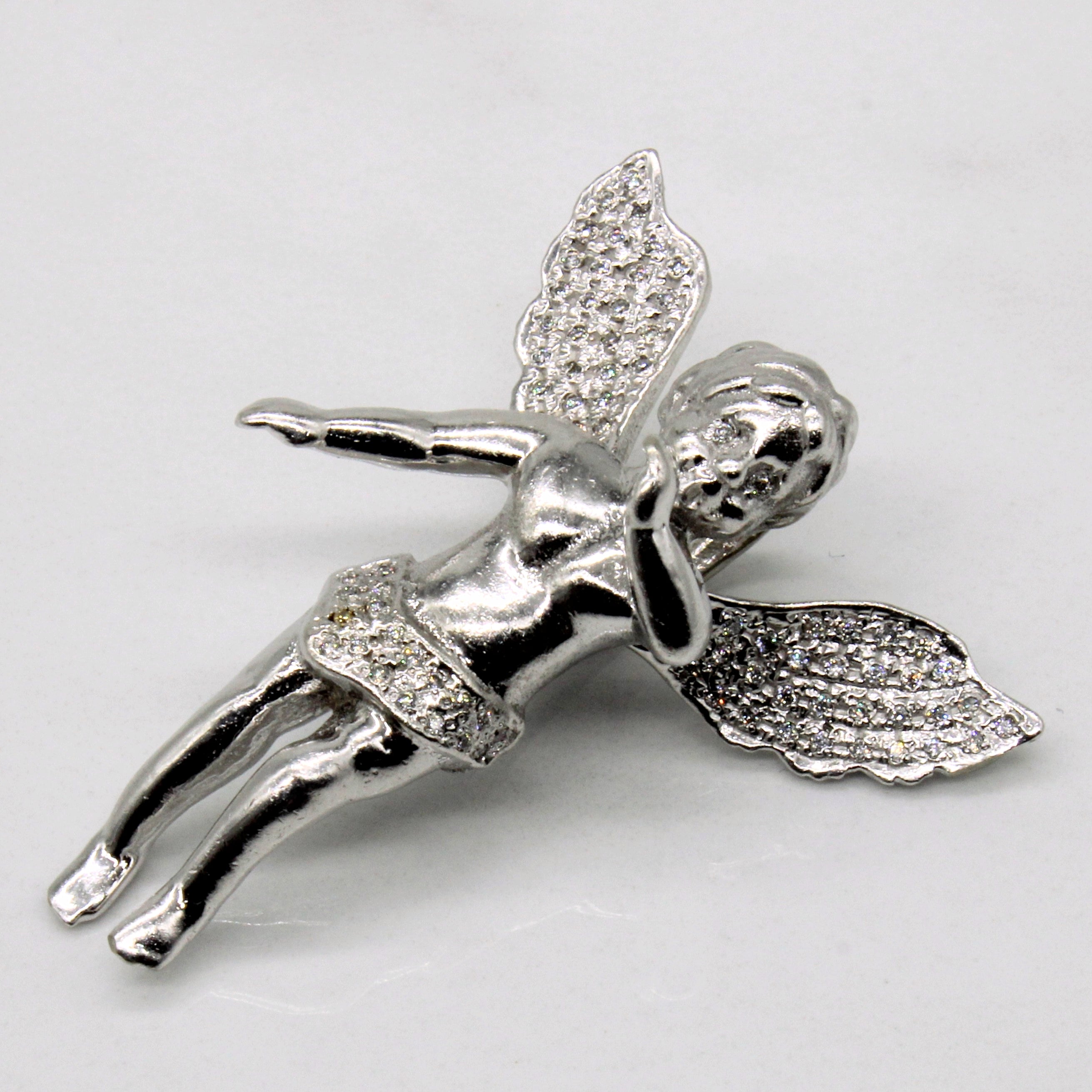 Pendentif Chérubin en Diamant | 0,24 ct |
