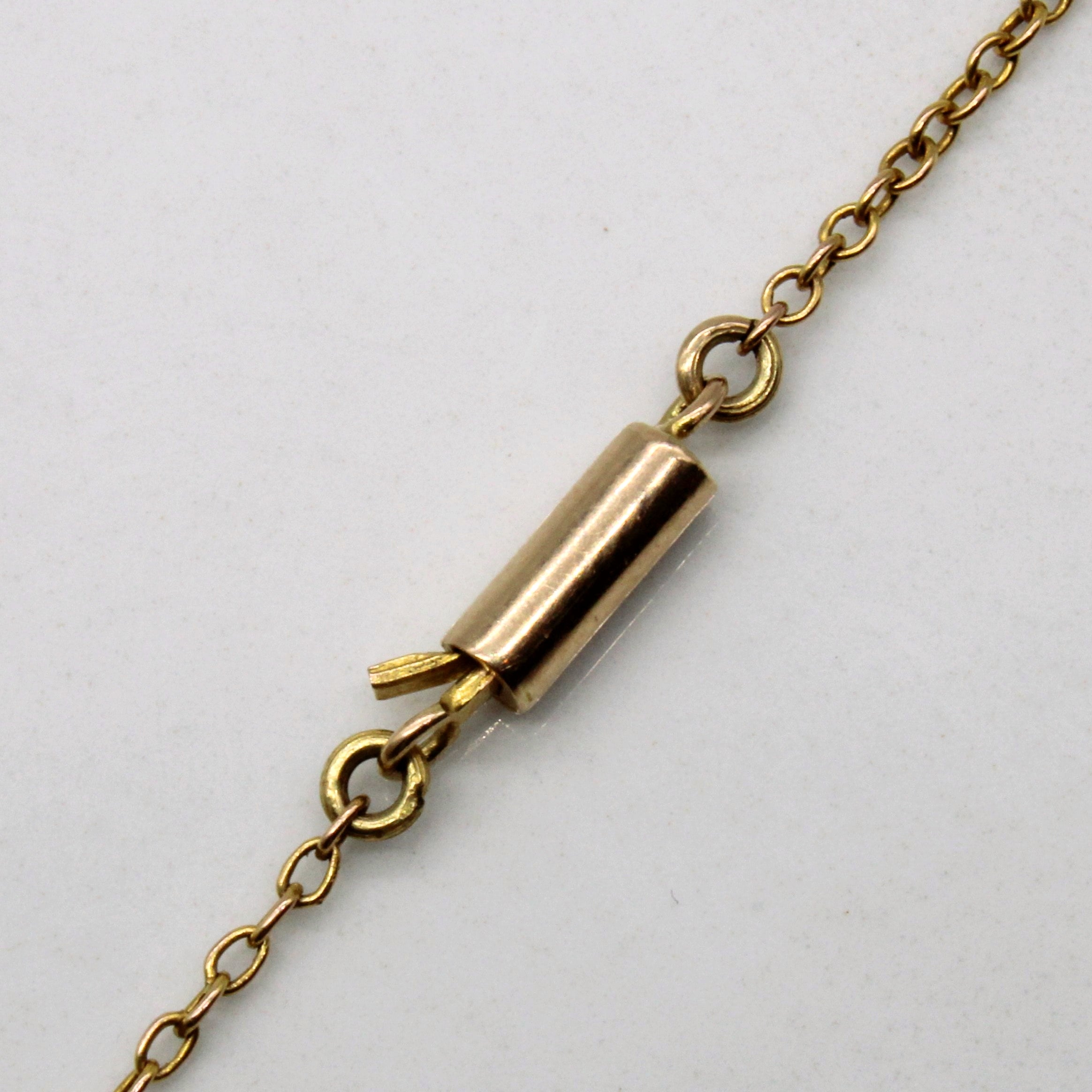 Garnet & Pearl Dop Pendant Necklace | 1.00ctw | 17" |
