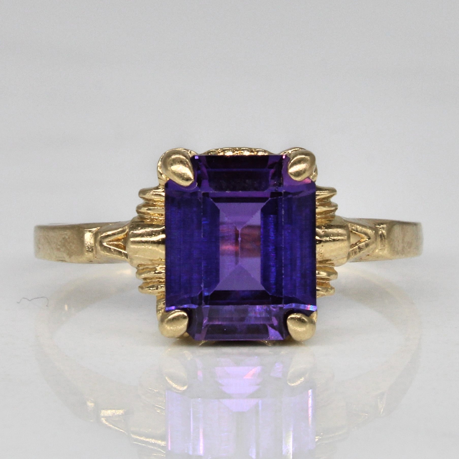 Synthetic Sapphire Ring | 1.85ct | SZ 6 |