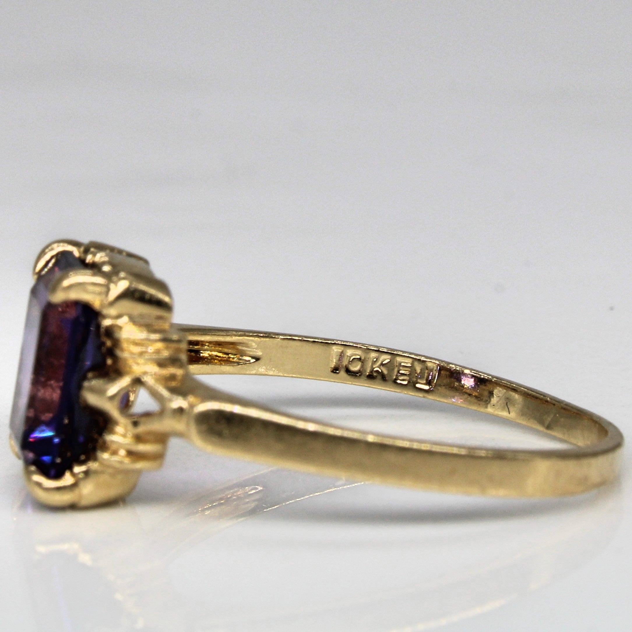 Synthetic Sapphire Ring | 1.85ct | SZ 6 |
