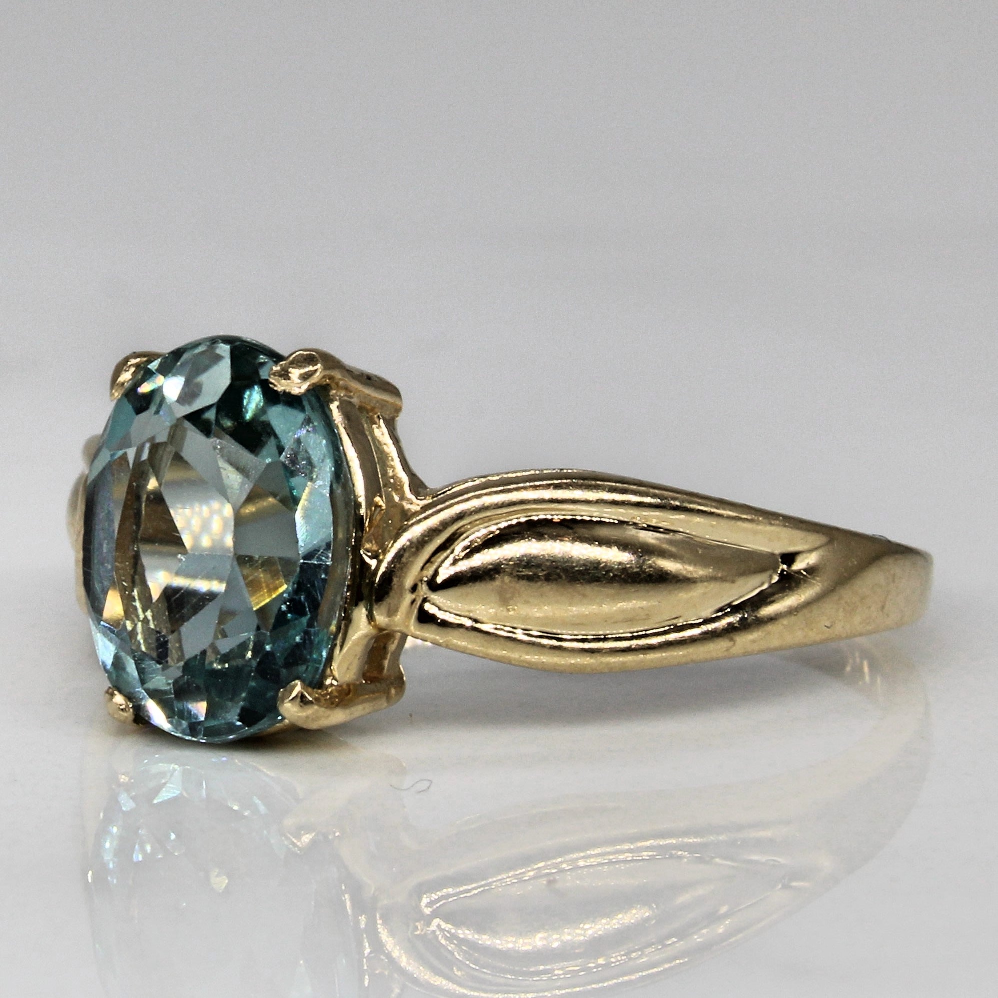 Blue Topaz Cocktail Ring | 2.02ct | SZ 6.75 |