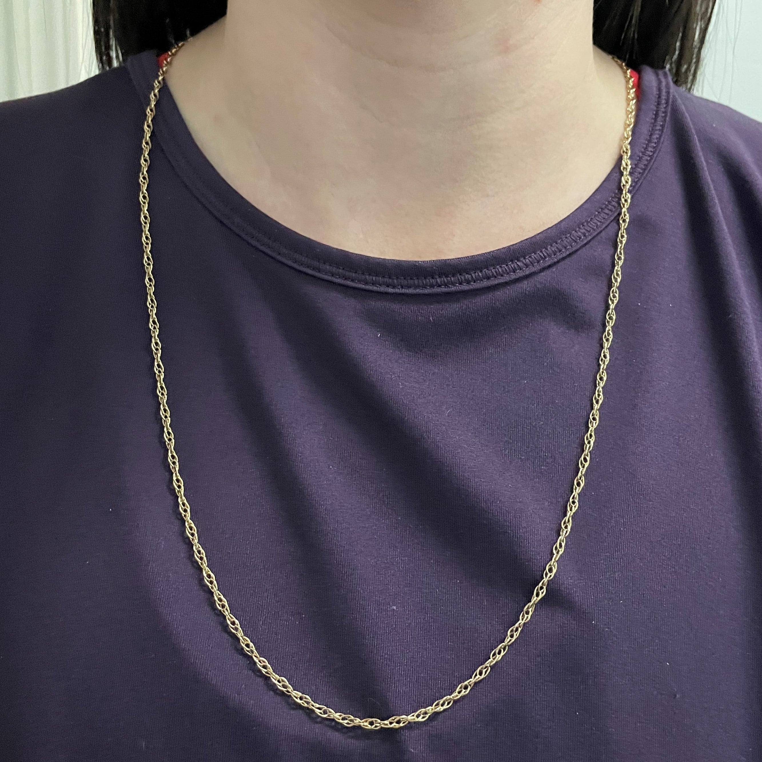 10k Yellow Gold Prince of Wales Chain | 26"|