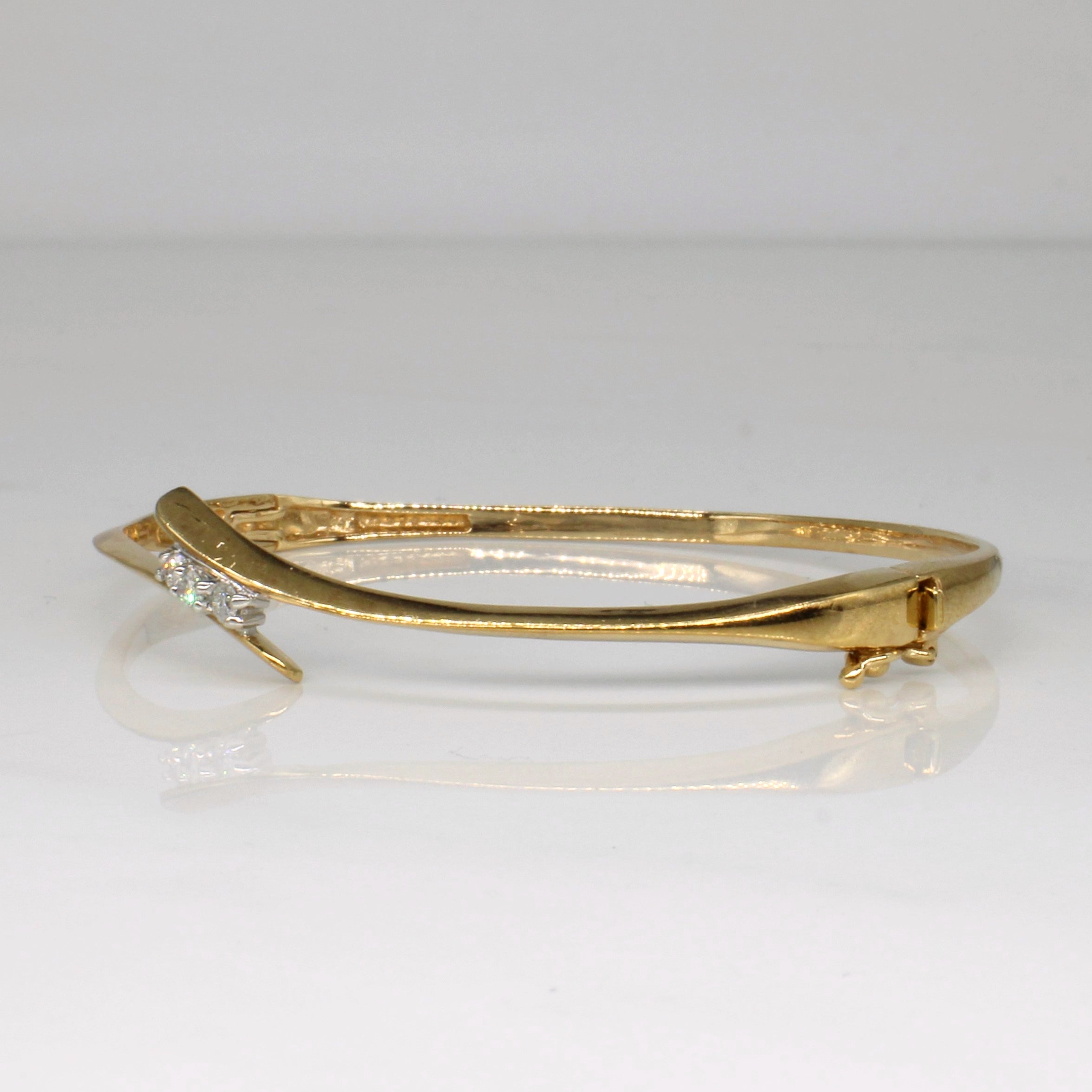 Diamond Bypass Bracelet | 0.15ctw | 8" |