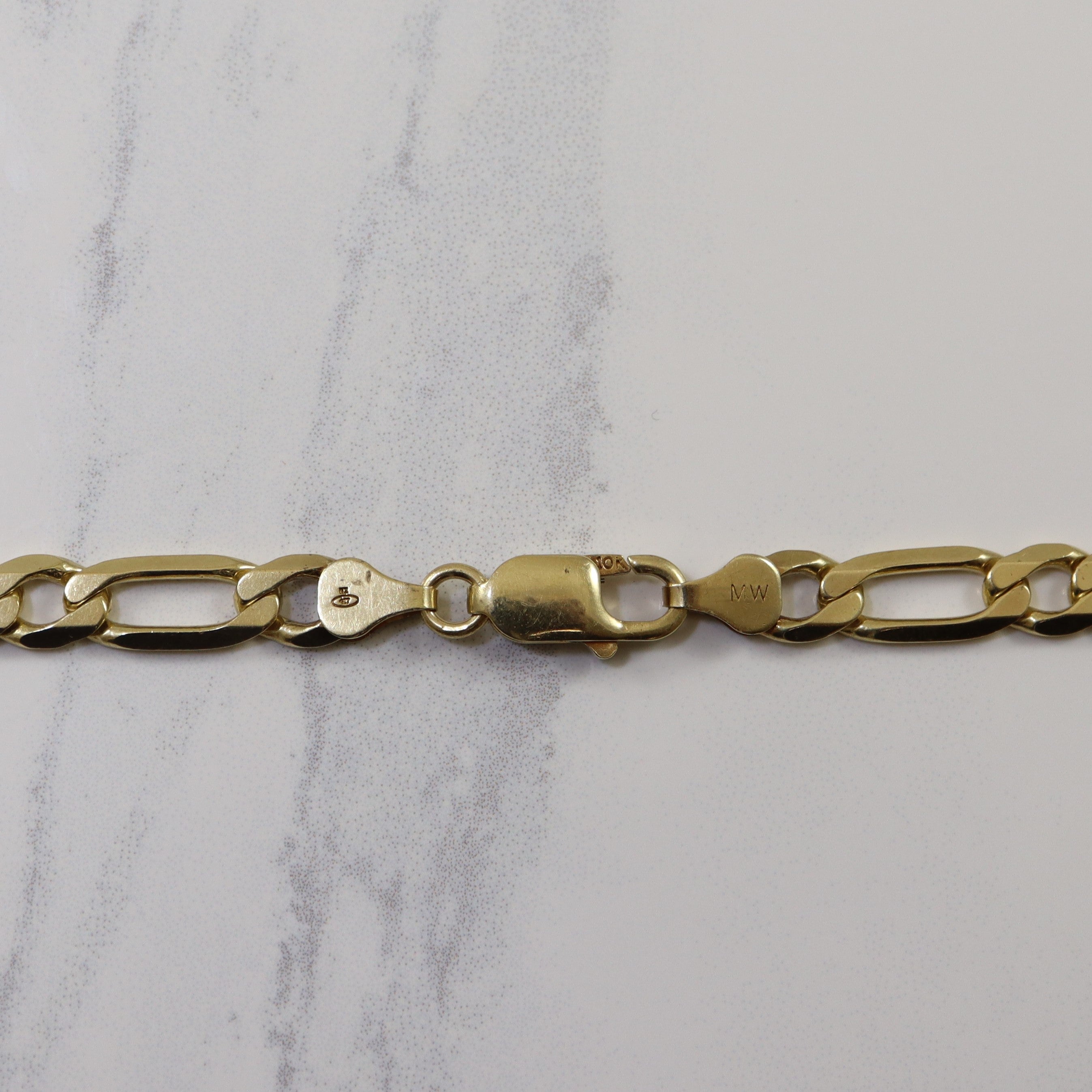10k Yellow Gold Figaro Chain | 20" |