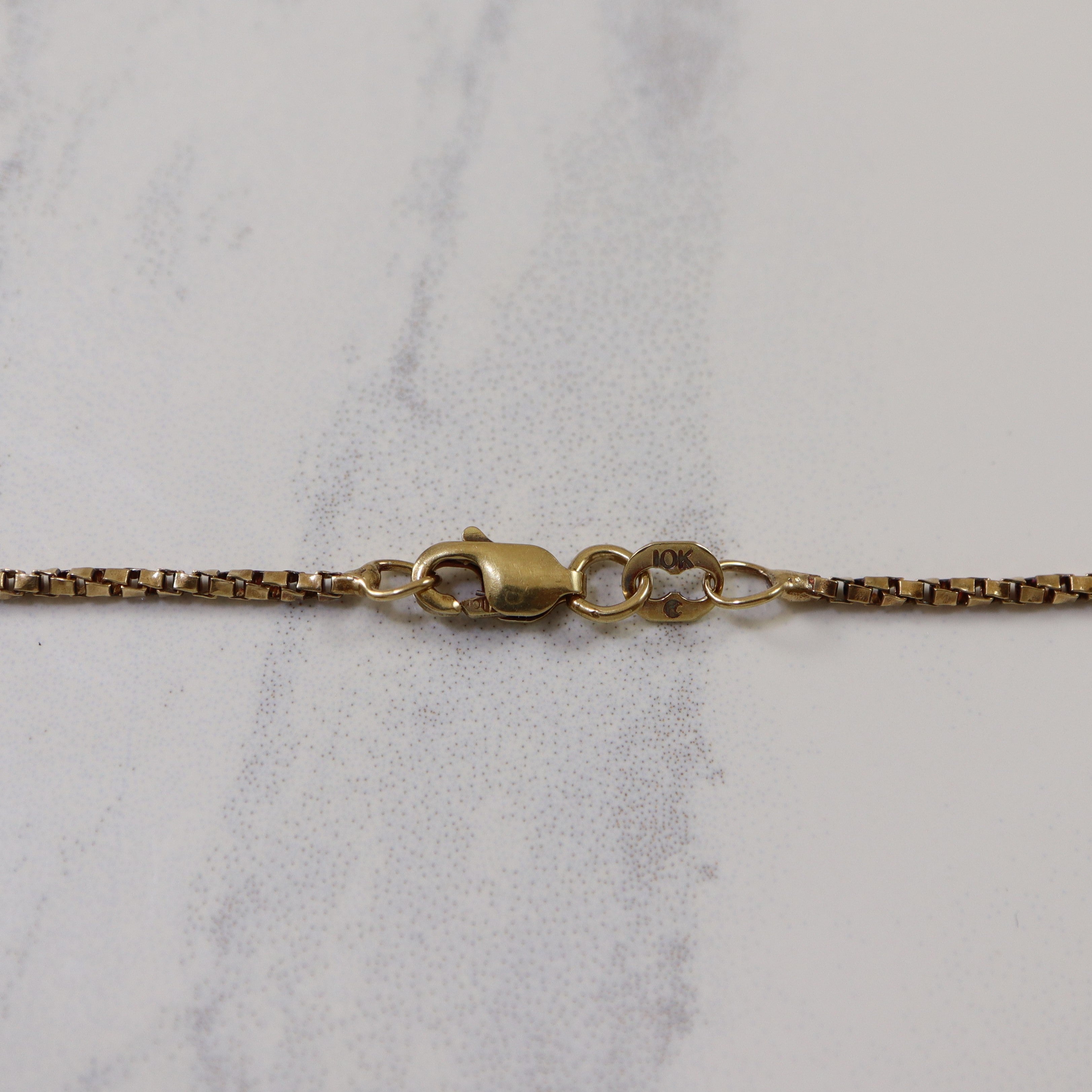 10k Yellow Gold Twisted Box Chain | 27" |