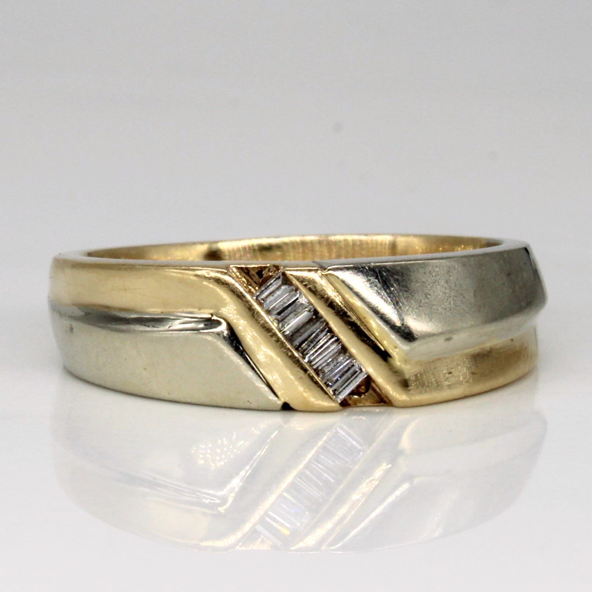 Channel Set Diamond Ring | 0.10ctw | SZ 10 |