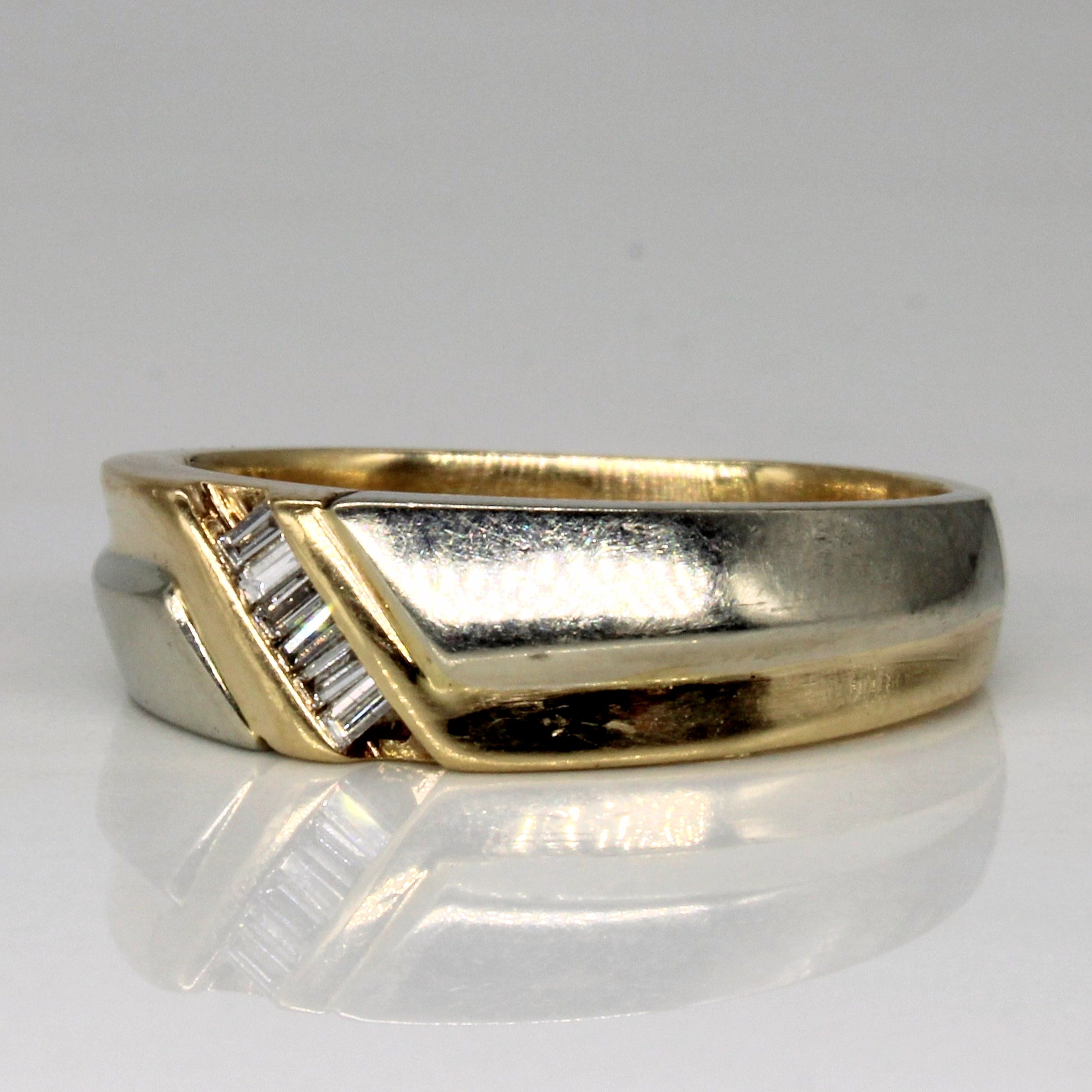 Channel Set Diamond Ring | 0.10ctw | SZ 10 |