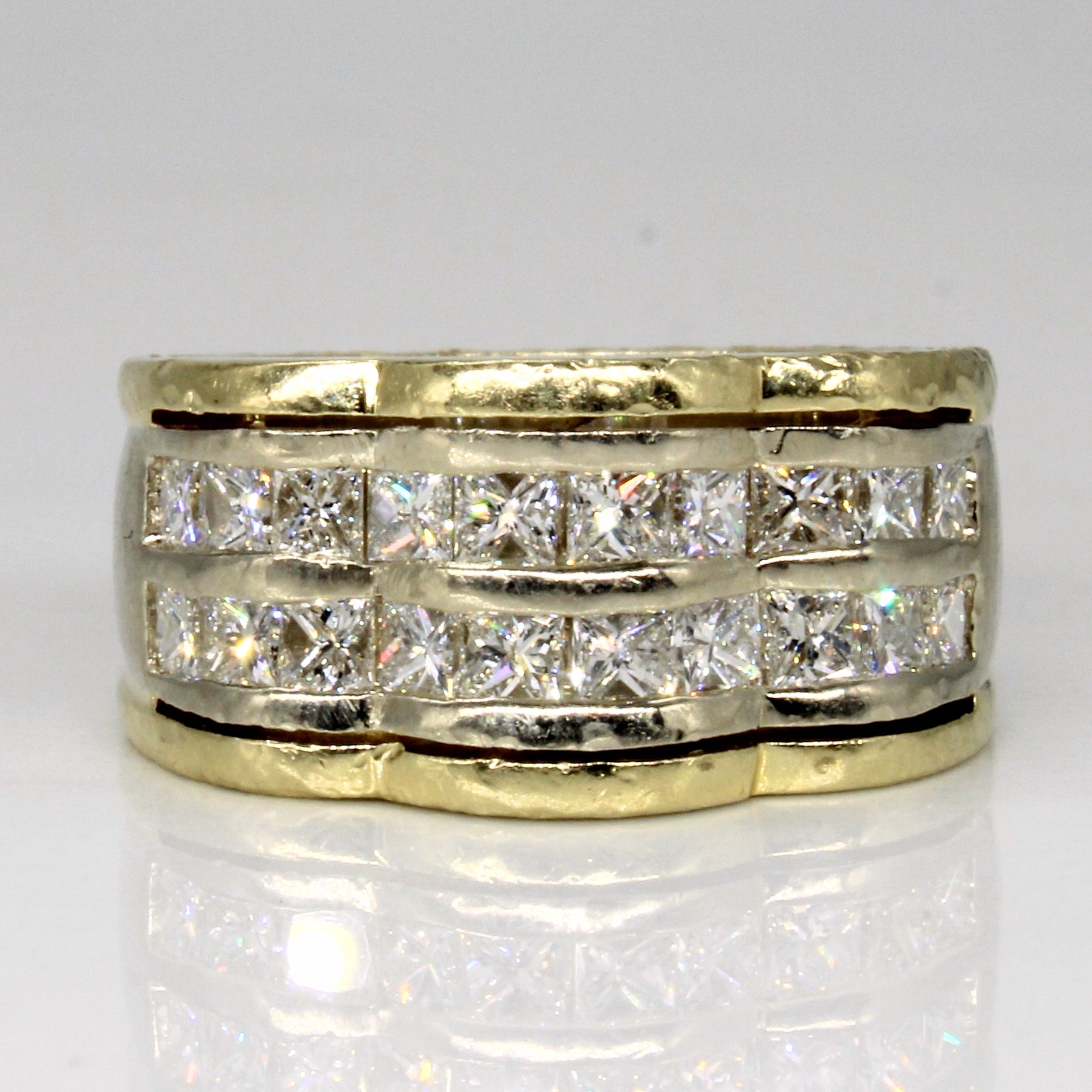 Princess Cut Channel Set Diamond Ring | 1.10ctw | SZ 6 |