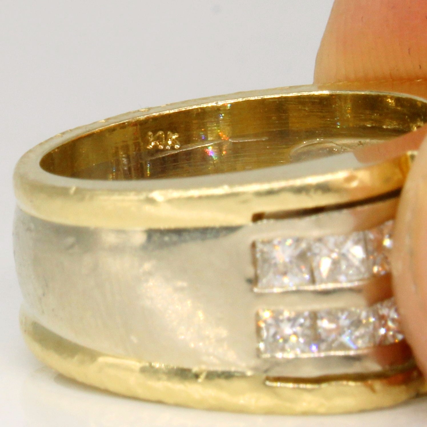 Princess Cut Channel Set Diamond Ring | 1.10ctw | SZ 6 |