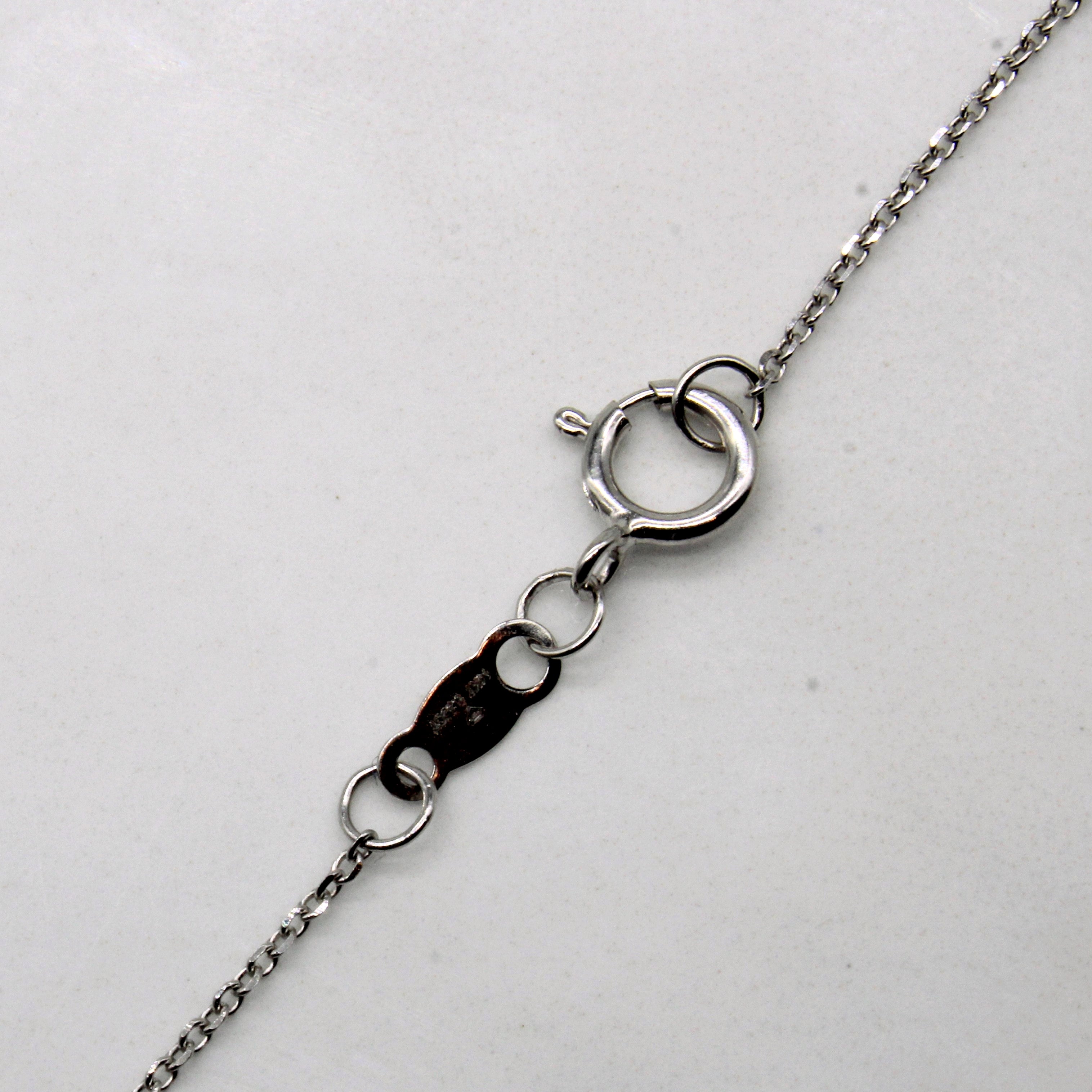 Diamond Infinity Pendant Necklace | 0.25ctw | 18" |