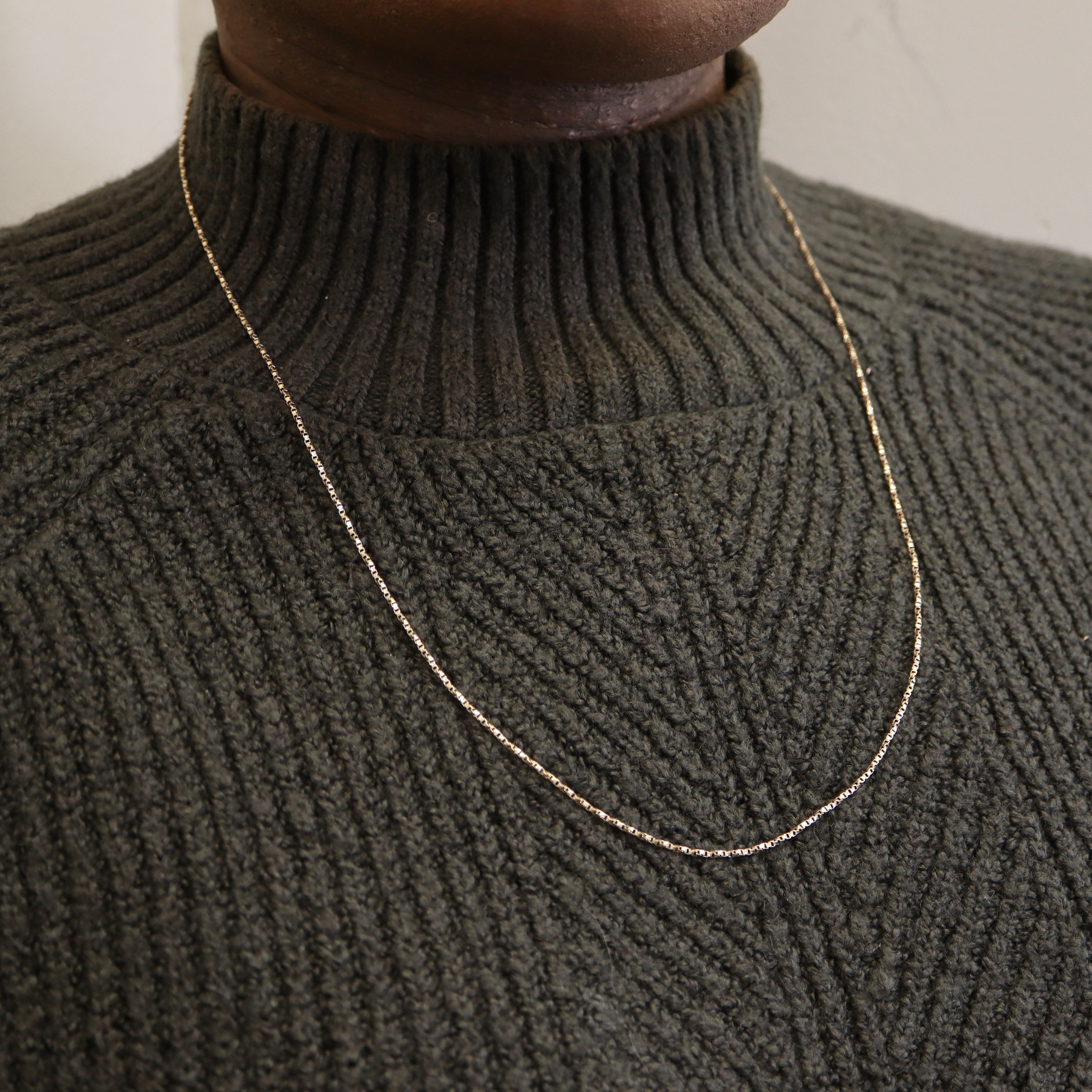 10k Yellow Gold Twisted Box Chain | 27" |