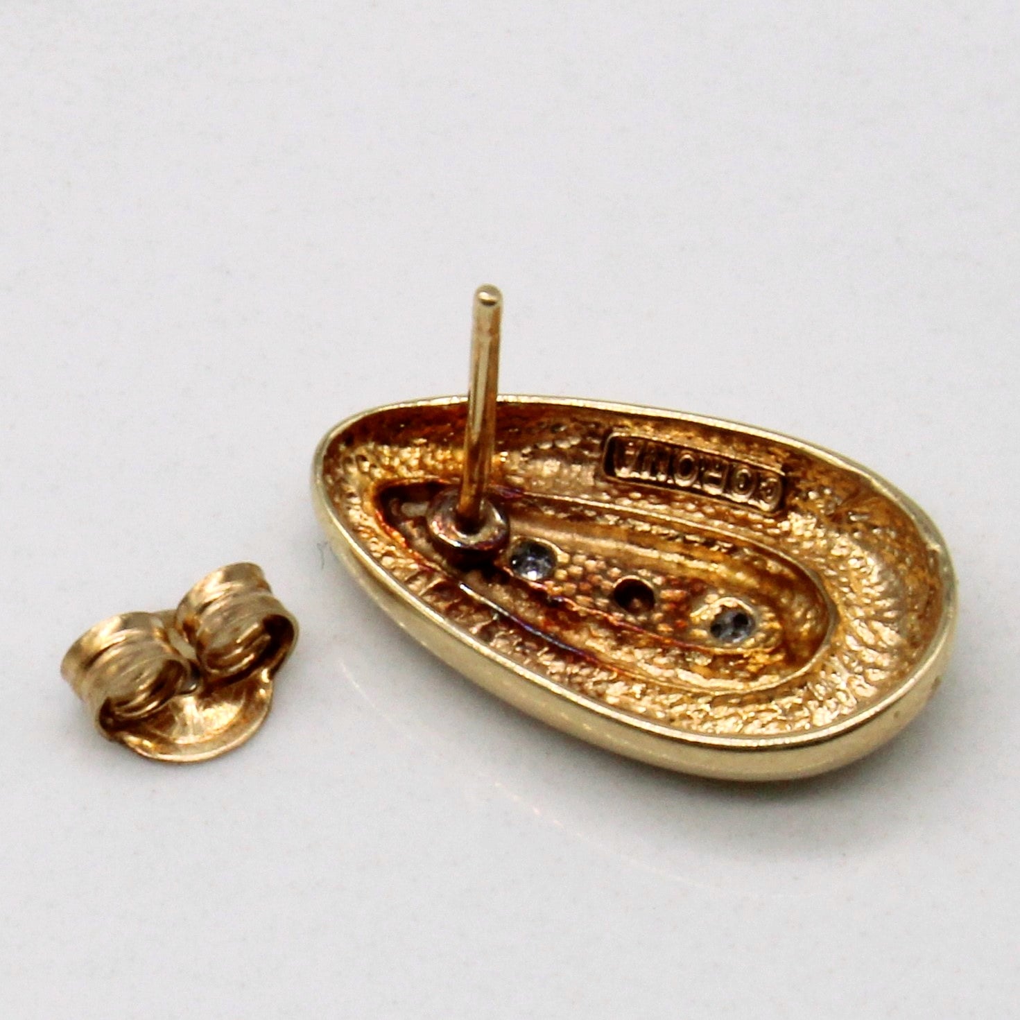 Diamond Teardrop Earrings | 0.02ctw |