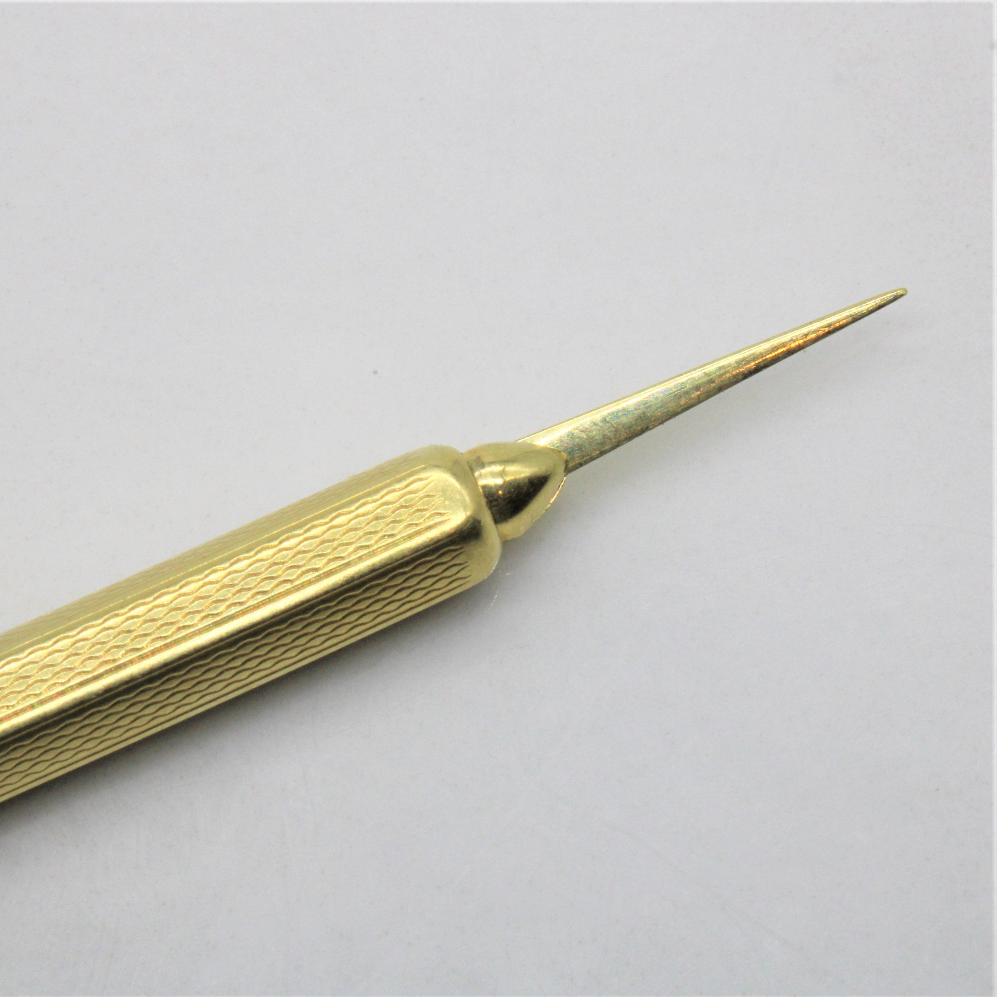 Gold Toothpick